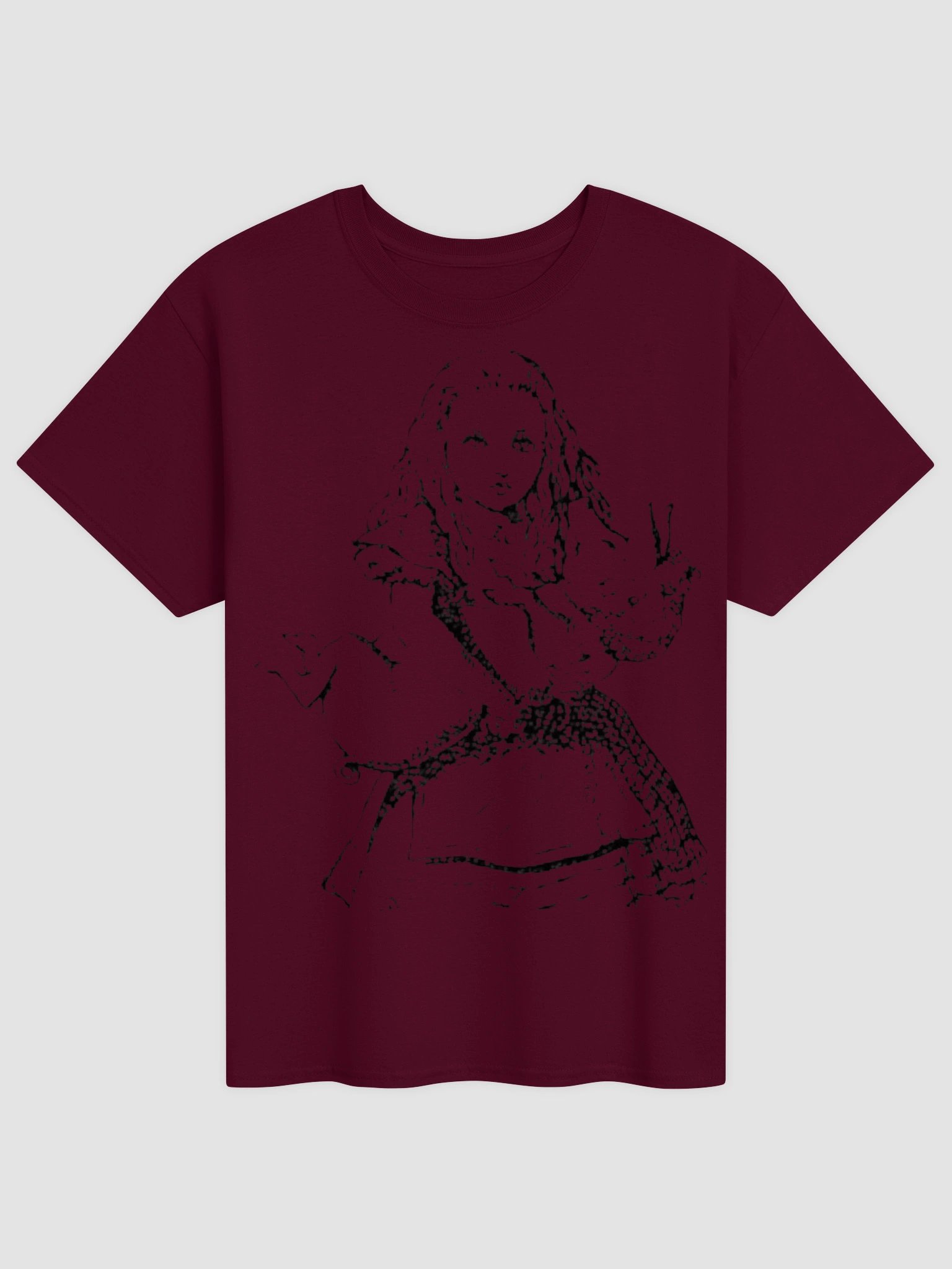 Alice Pig and Pepper Unisex Heavyweight Cotton T-Shirt, Original John Tenniel Illustration product image (1)