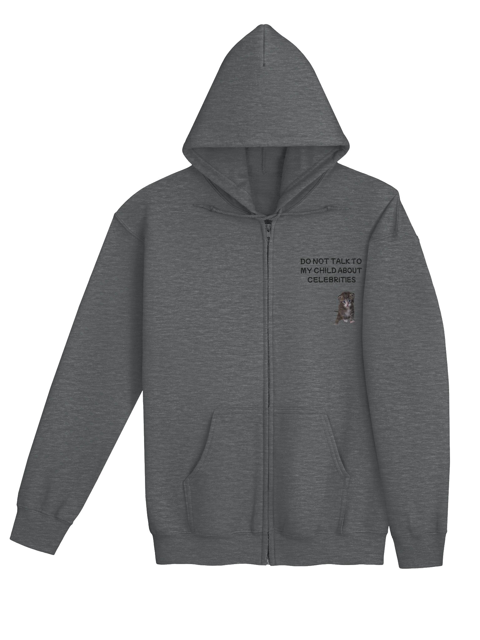 Do Not Talk to My Child About Celebrities Zip Hoodie product image (16)