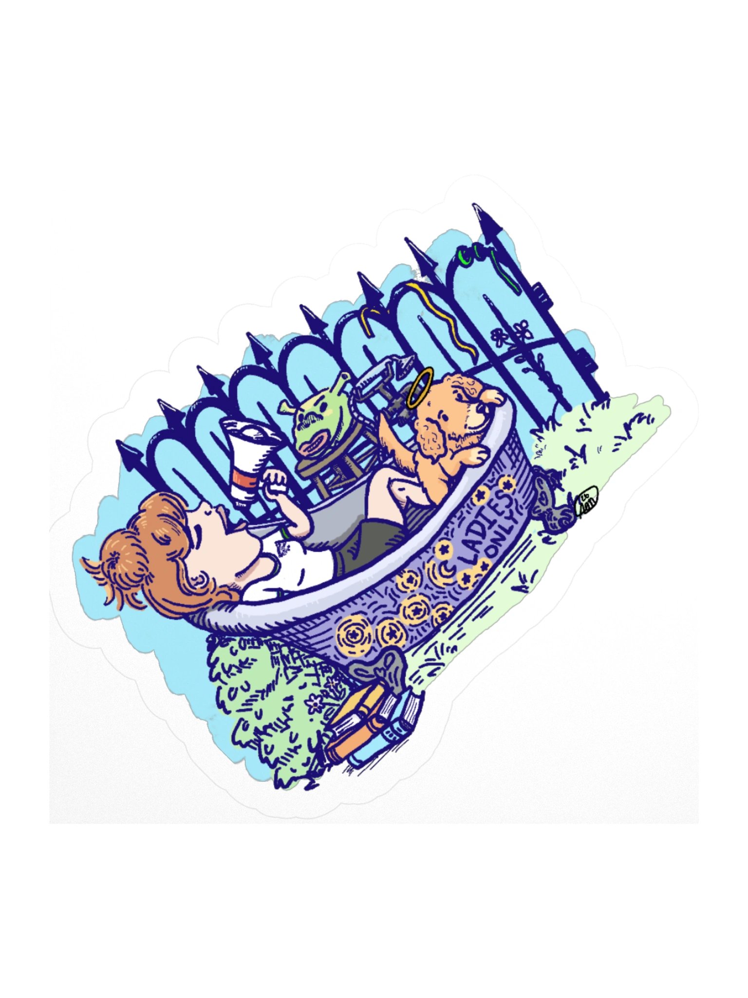 Ladies Only Sticker product image (1)