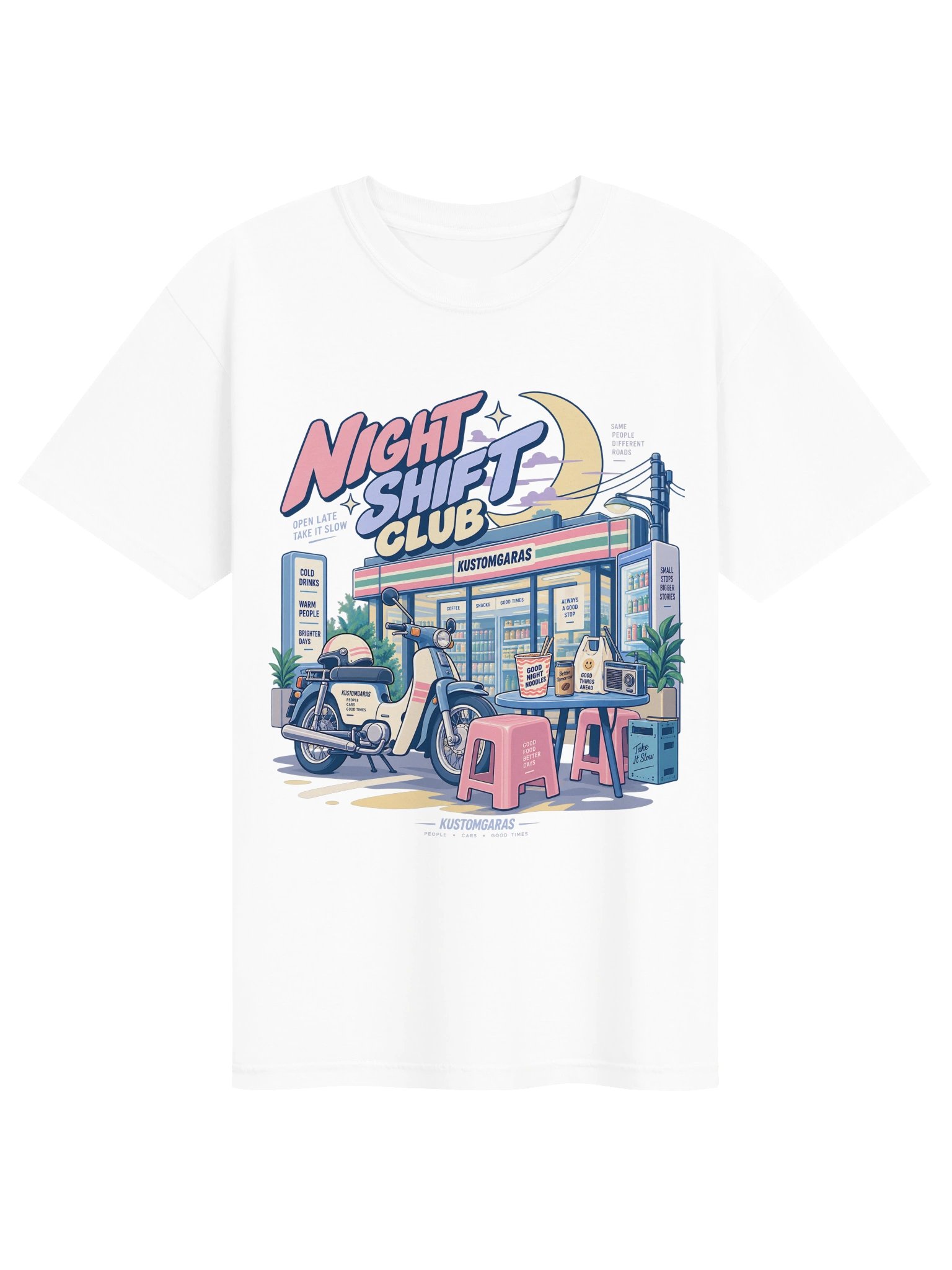 Night Shift Club Kustom Garas T-Shirt product image (1)