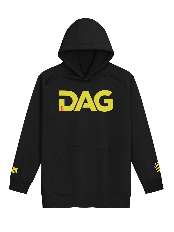 OG DAG Hoodie Red on Yellow product image (2)