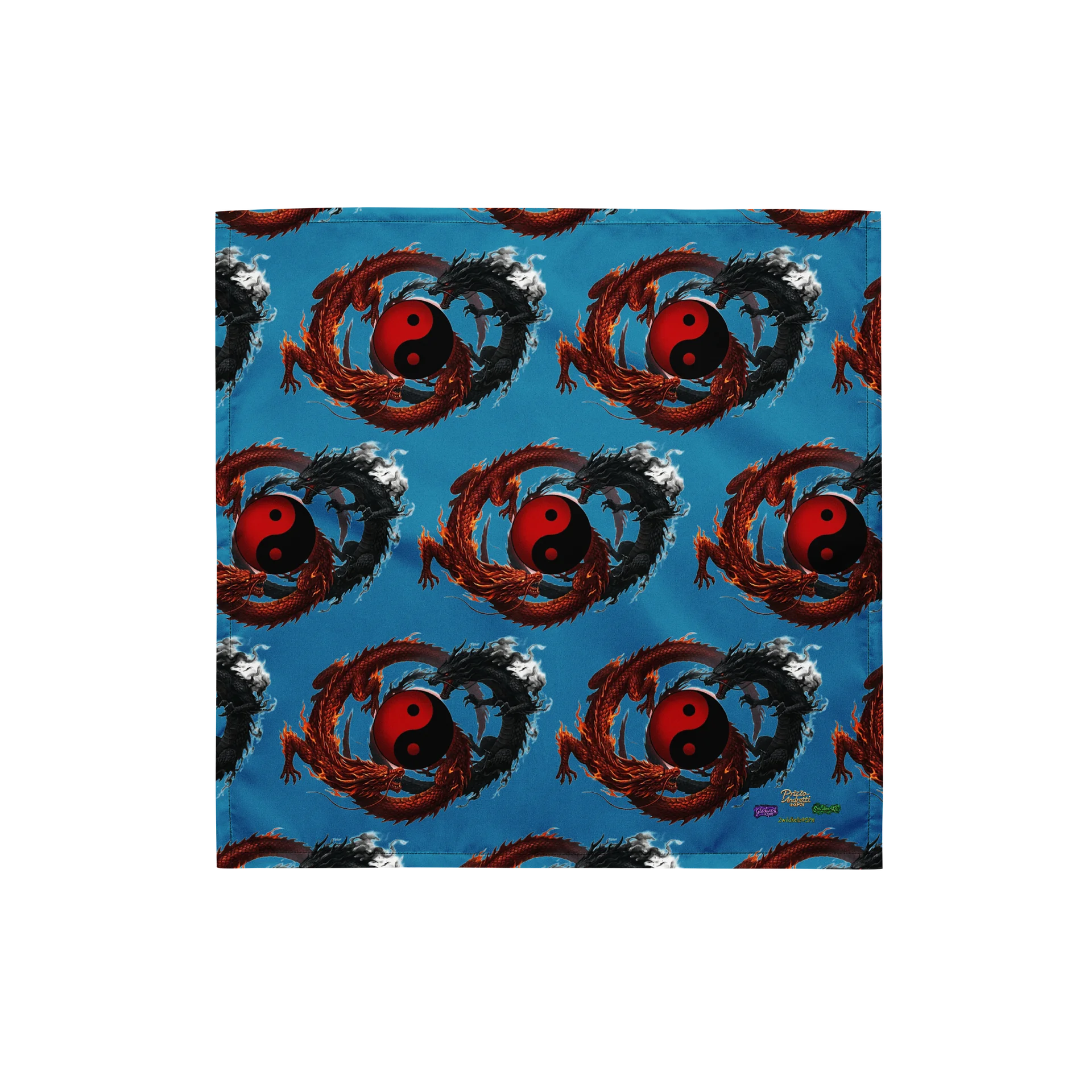 Yin-Yang Dragon All-Over Bandana product image (1)