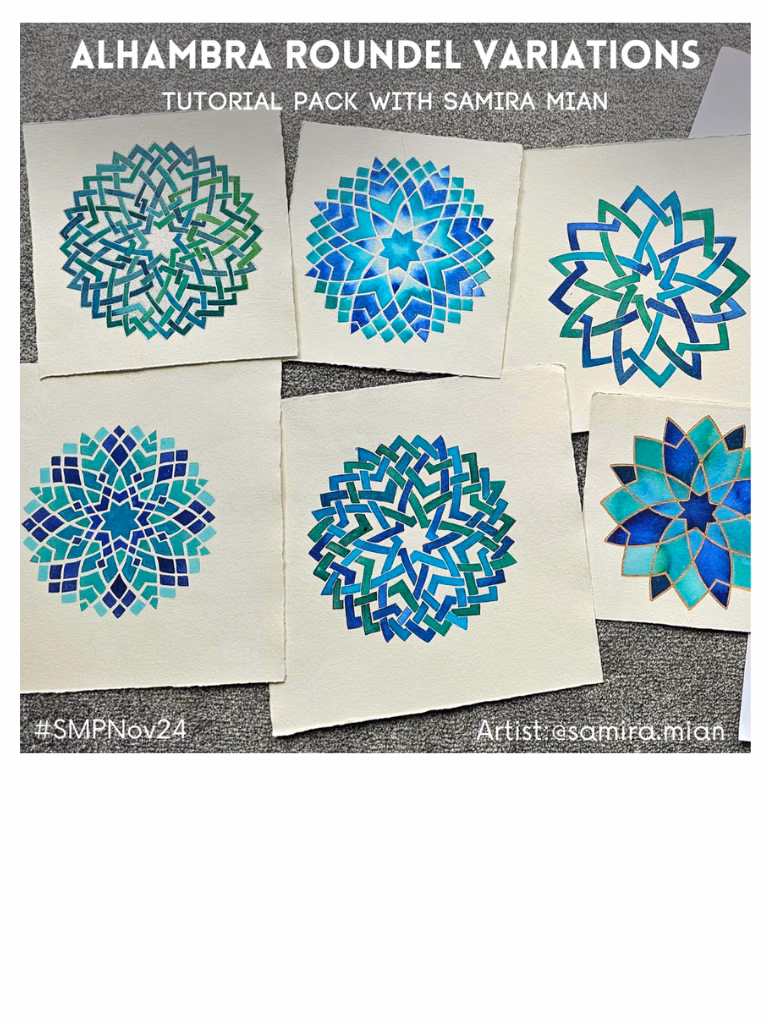 Kami Samira Pattern Alhambra Patterns | Samira Mian
