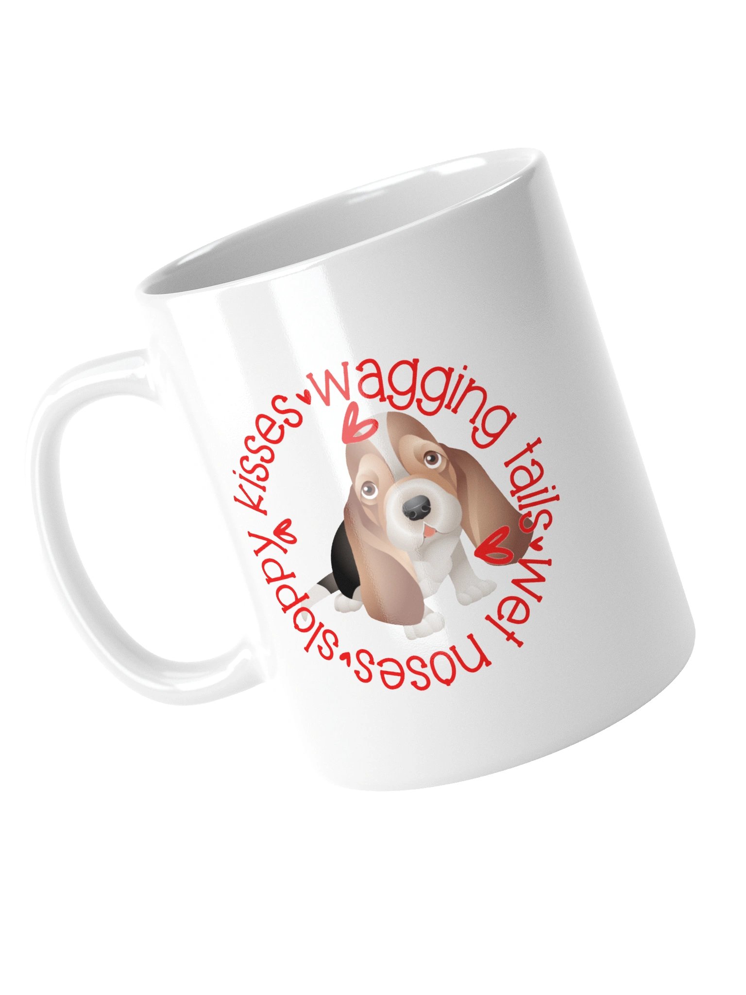 Sloppy Kisses Basset Hound Mug product image (10)