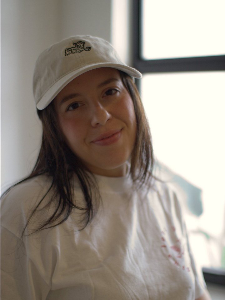 THE LAMB DAD CAP — TAN / BLACK product image (2)