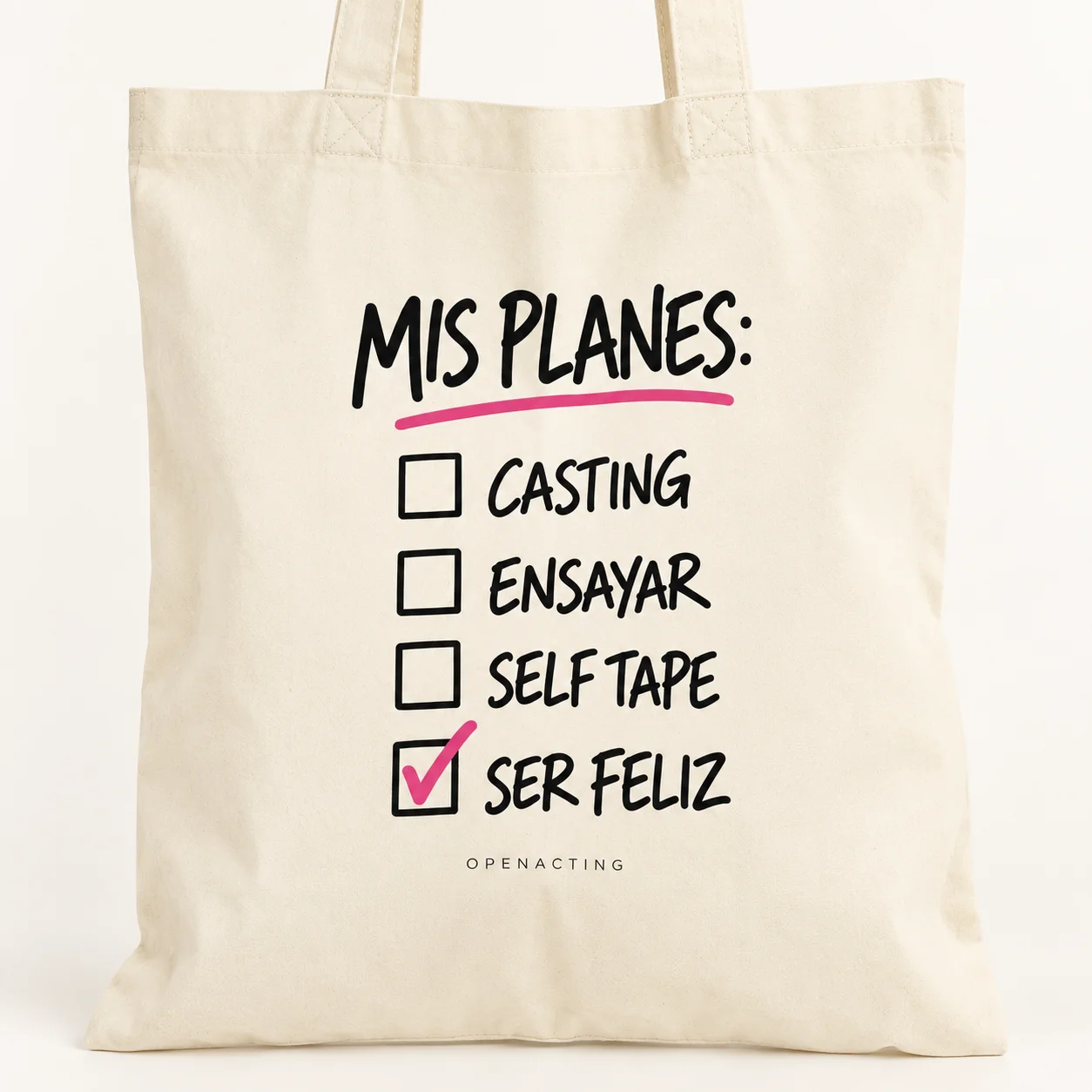 Bolsa de tela «Mis planes» product image (1)