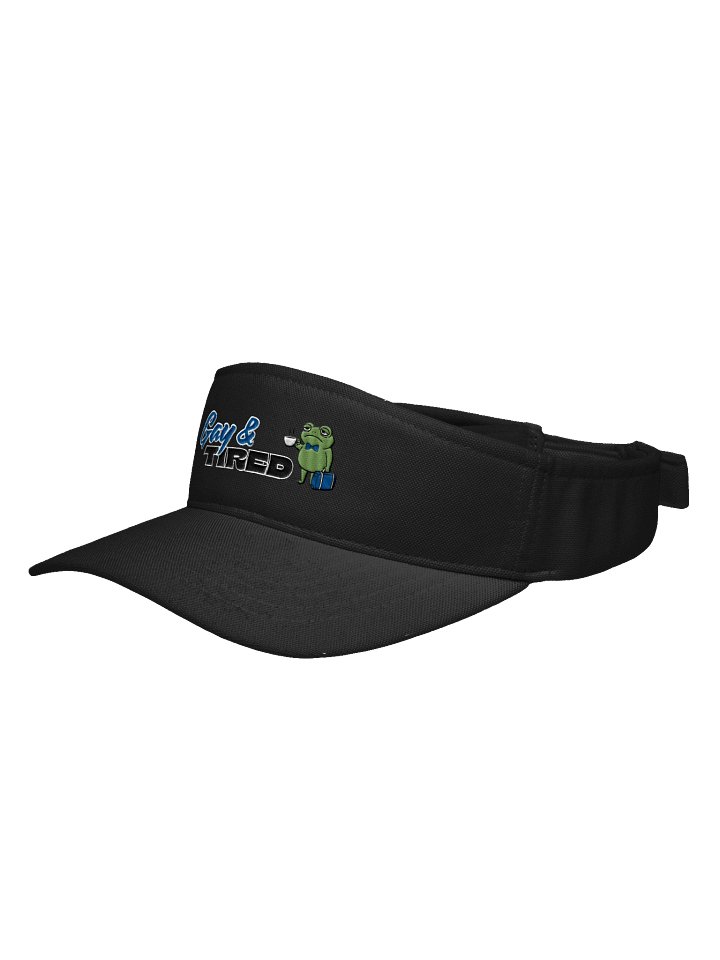 Gay & Tired Embroidered Visor product image (2)