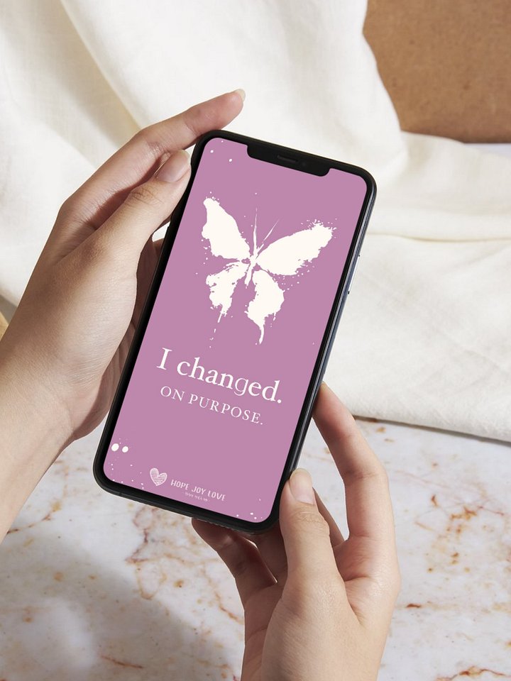 I changed. On purpose. Phone Wallpaper Bundle product image (2)