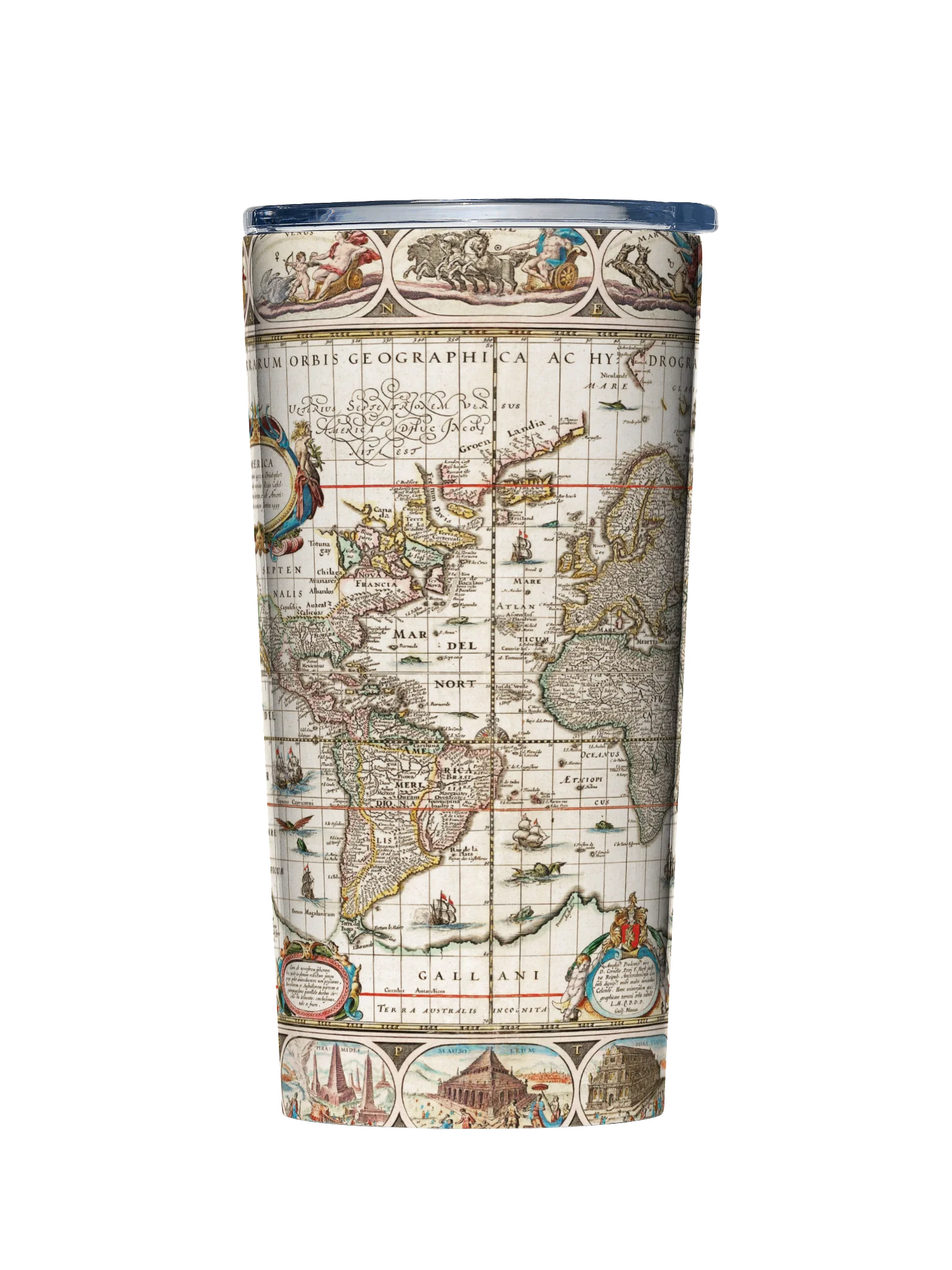 Vintage World Map 20oz Tumbler product image (1)