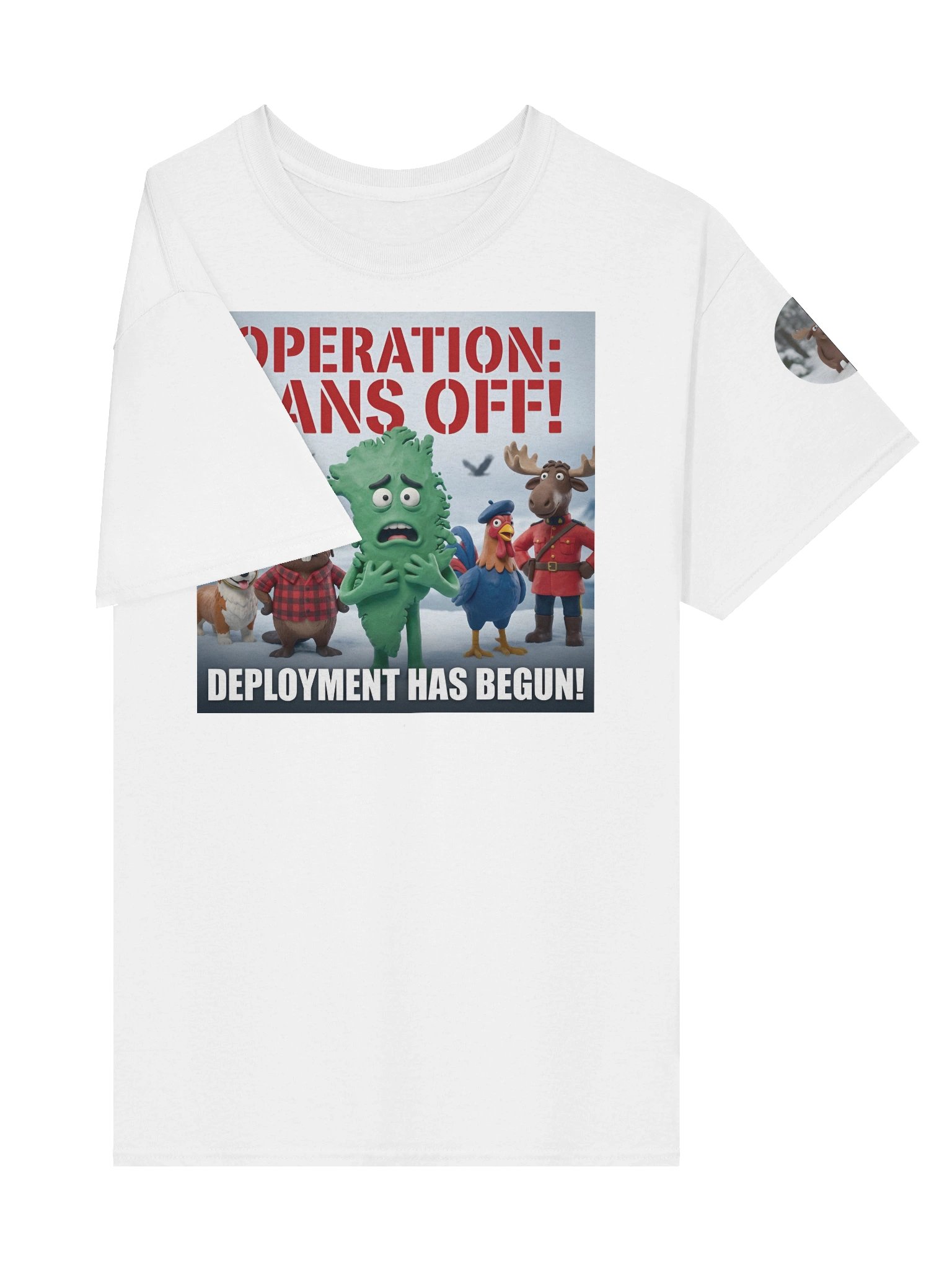 Operation: Hans Off! | Essential Character Tee (White) product image (4)