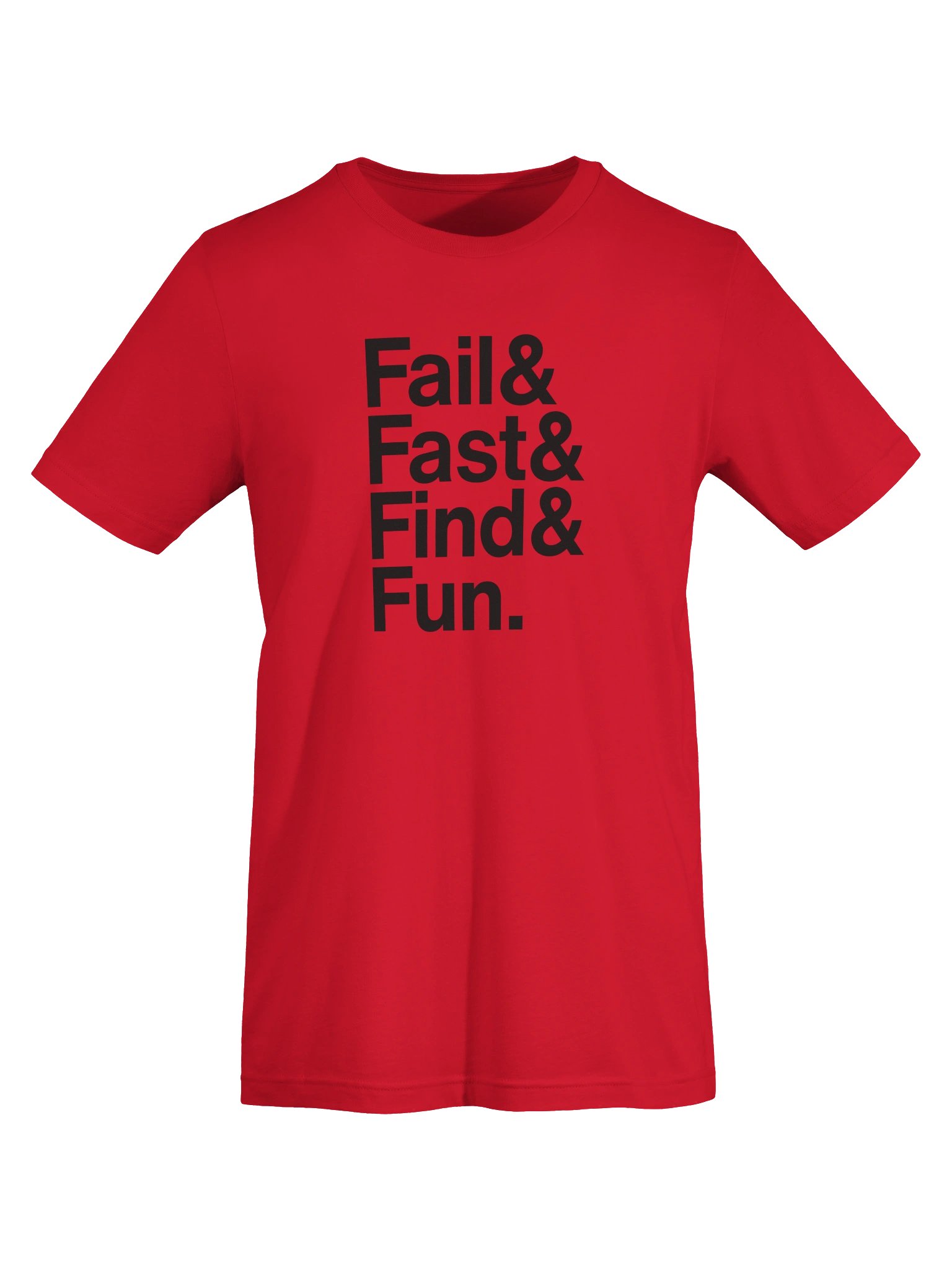 "Fail Fast" Red Tee product image (5)