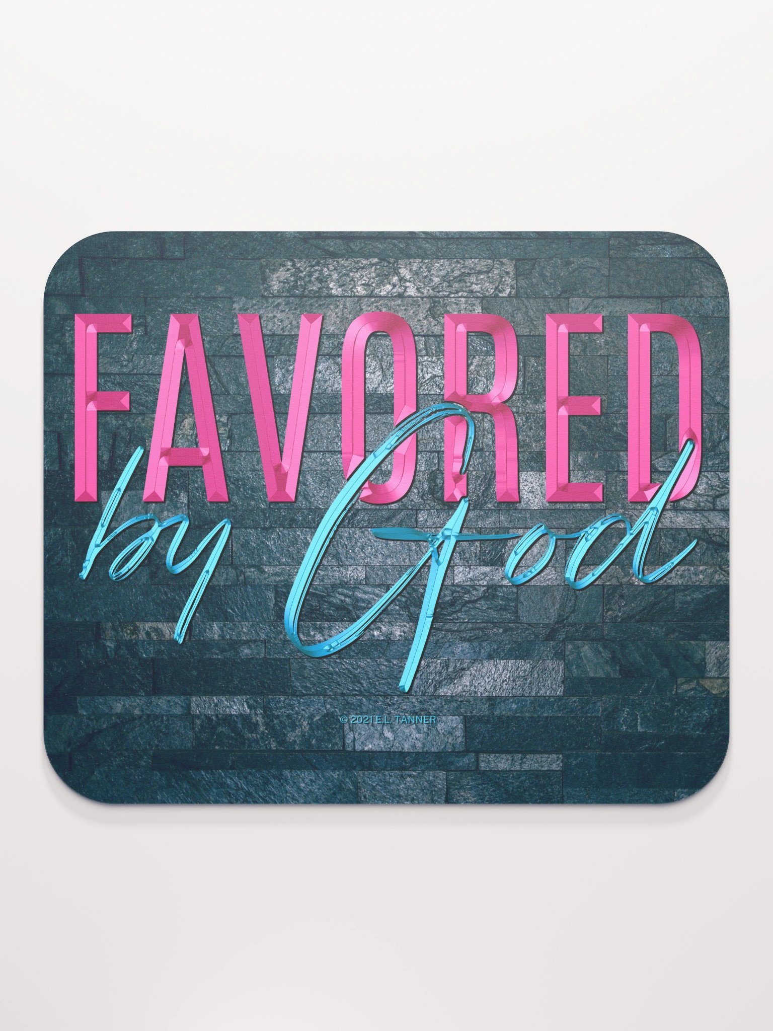 Favored by Good, Blk Mouse Pad BV product image (2)