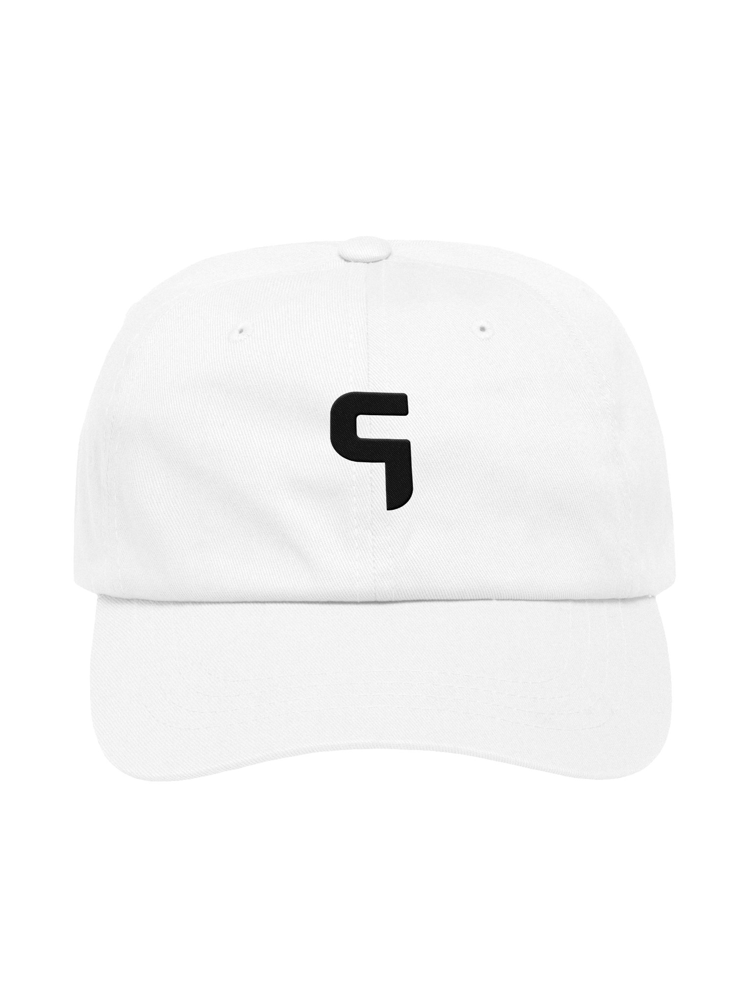 Ghost Gaming Black on White Logo Dad Hat product image (1)