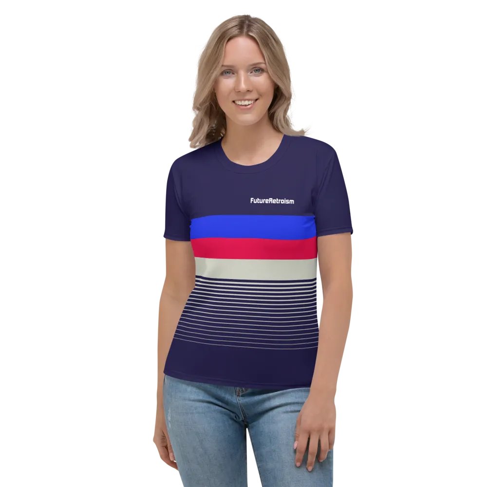 FR AOP Women's Crew Neck T-Shirt product image (1)