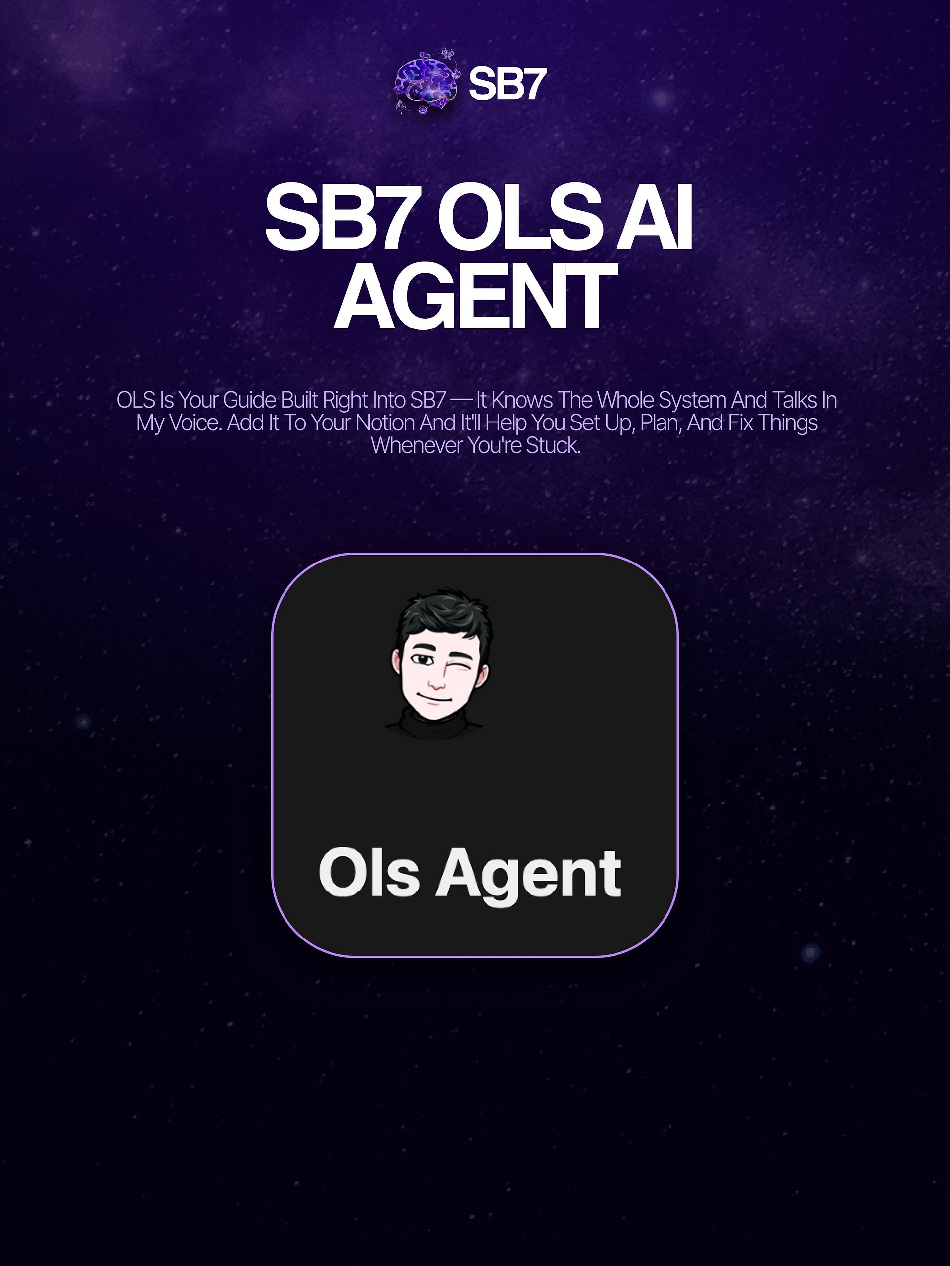 Notion SB7 AI agent: OLS Agent product image (1)