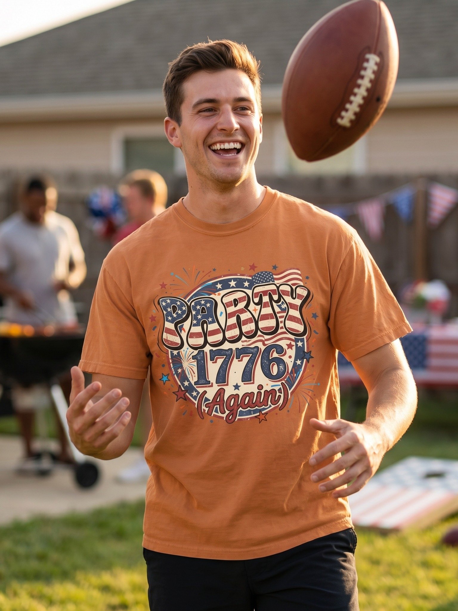 Party Like It Is 1776 Again Shirt, Patriotic 4th of July Tee product image (4)