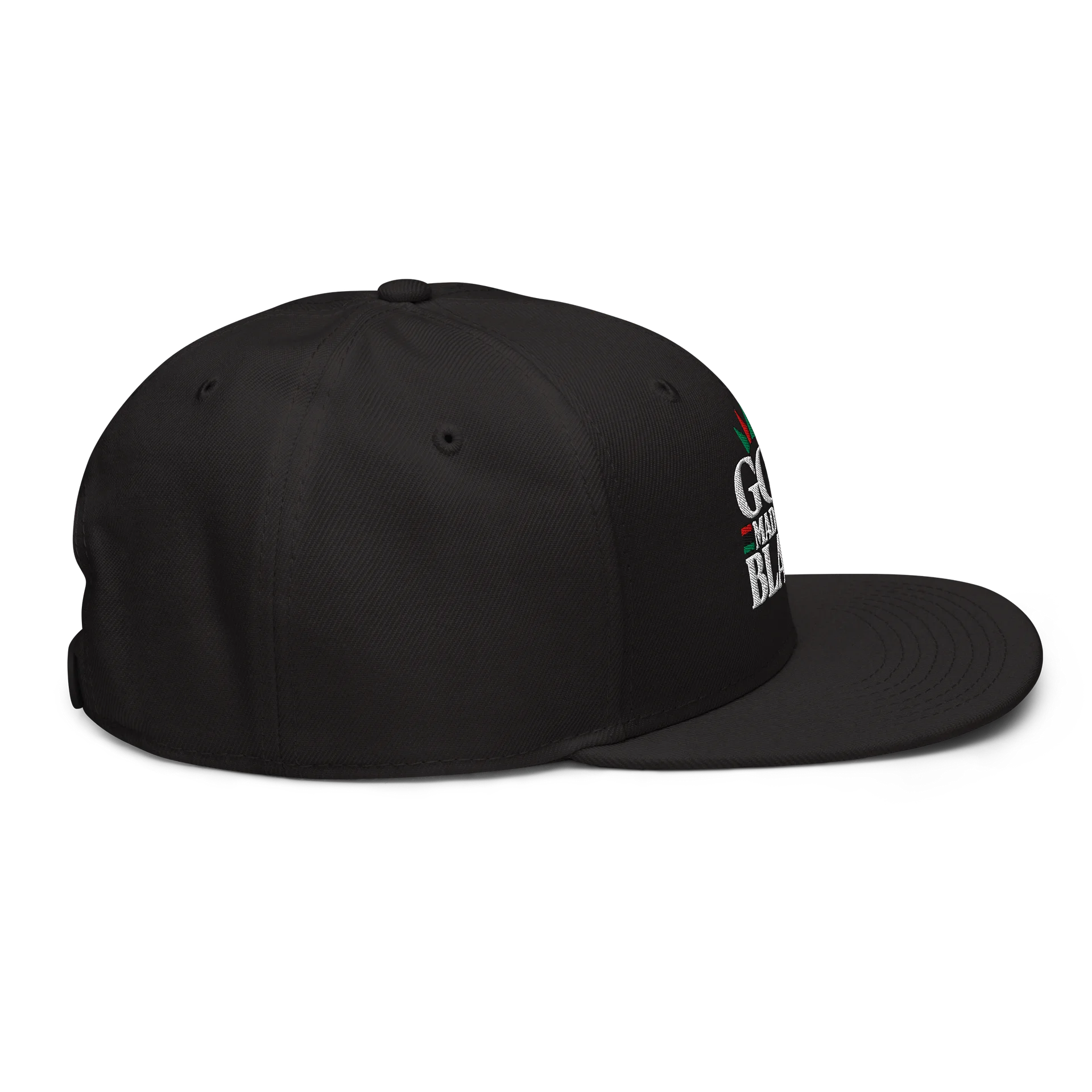 God Made Me Black Logo Hat product image (6)