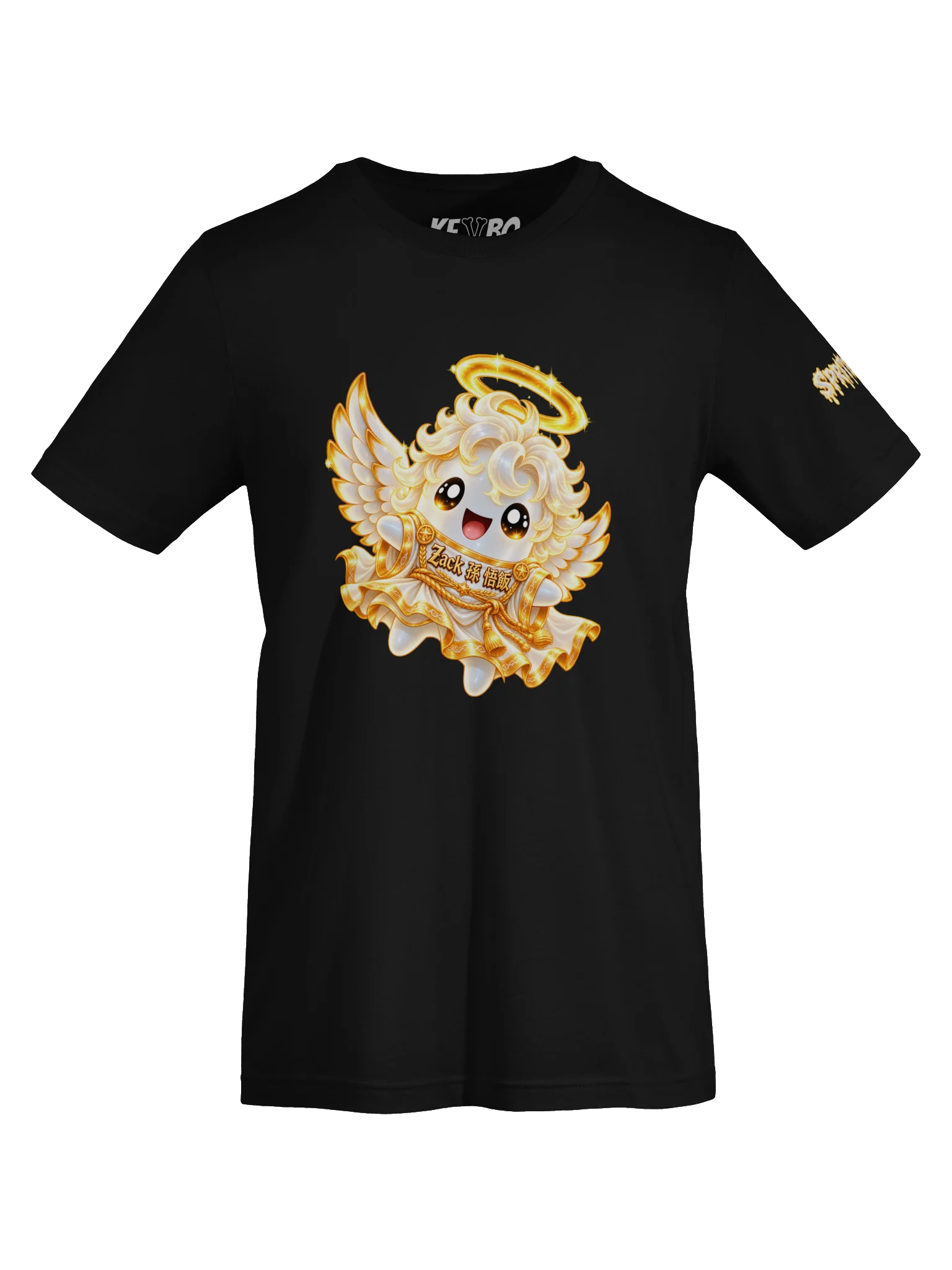 SPRITEFEST "Angel Sprite" ADULT Black T-Shirt product image (5)