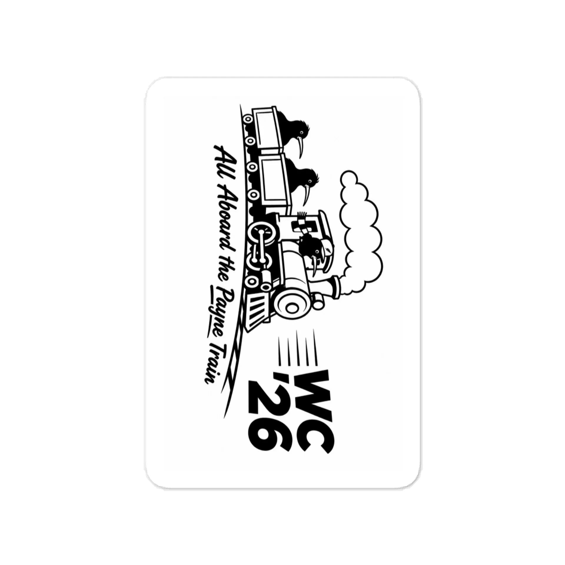 'All Aboard the Payne Train' Vinyl Sticker product image (1)