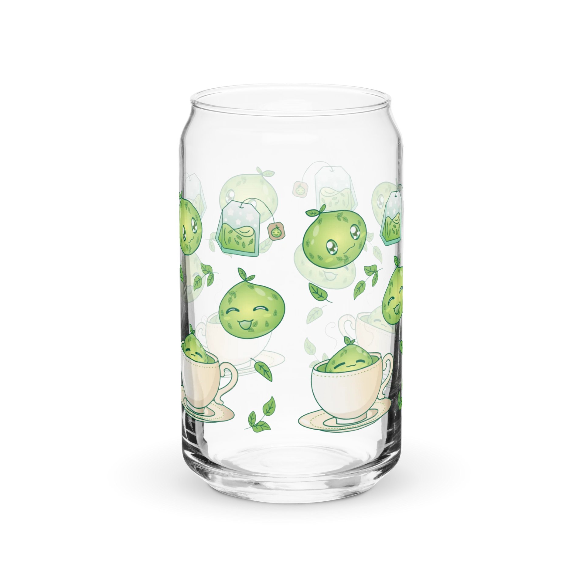 Green Tea Slime Can-Shaped Glass product image (1)