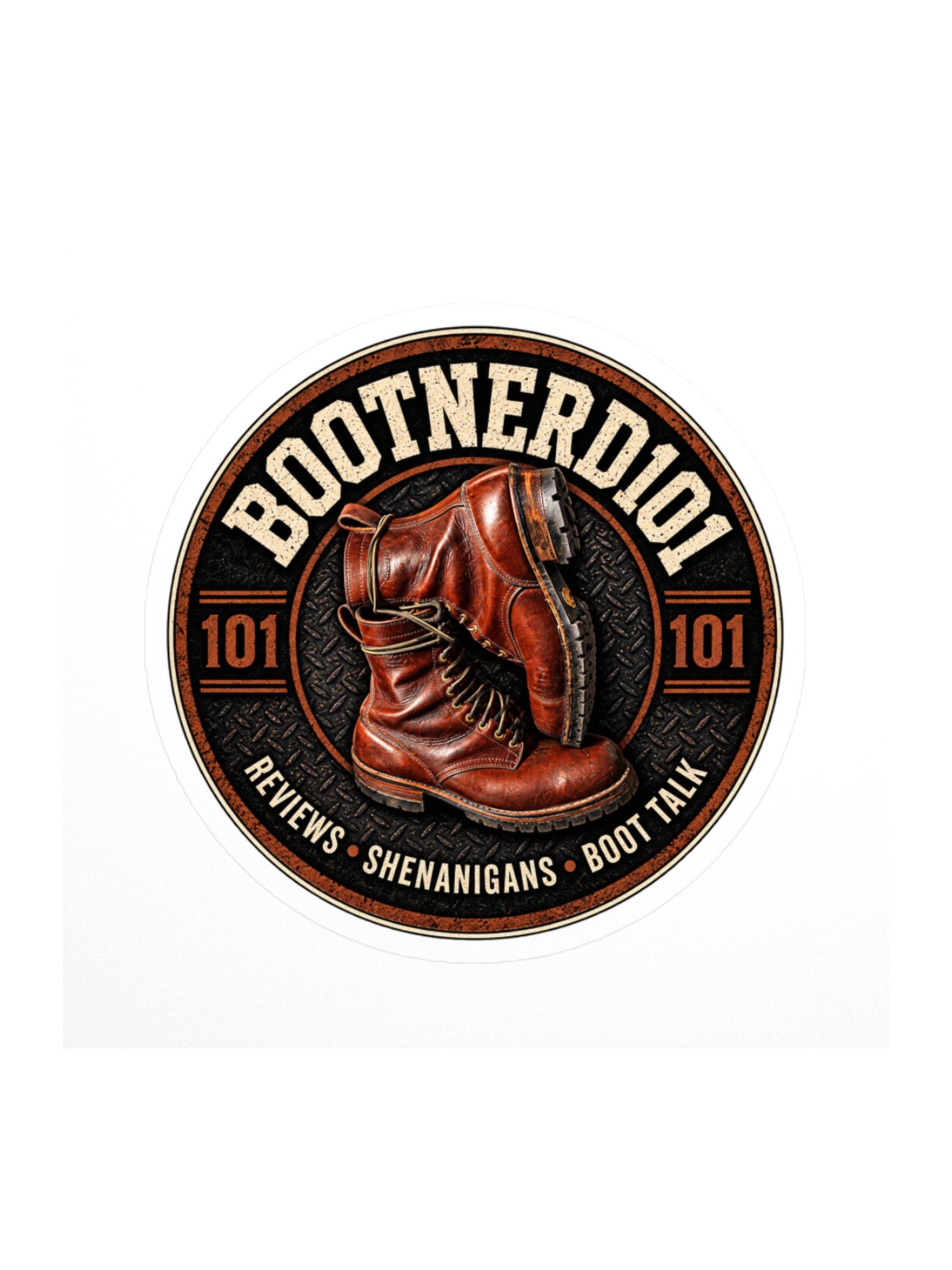 BootNerd101 Classic Logo Sticker product image (1)