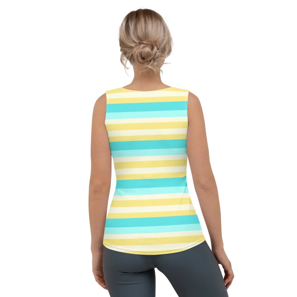 Bright Breeze Striped Women's Tank Top product image (4)