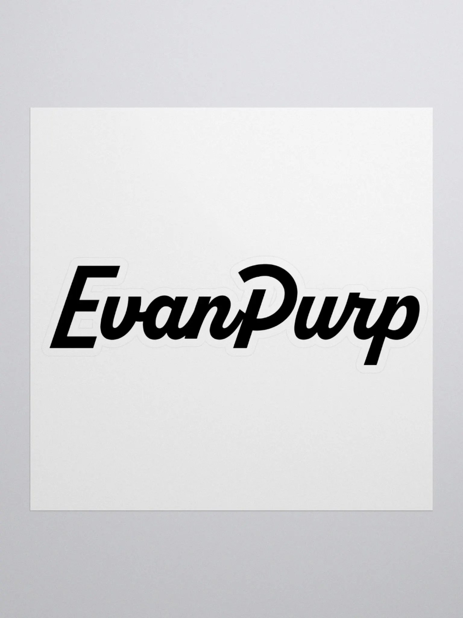 EvanPurp Sticker product image (1)