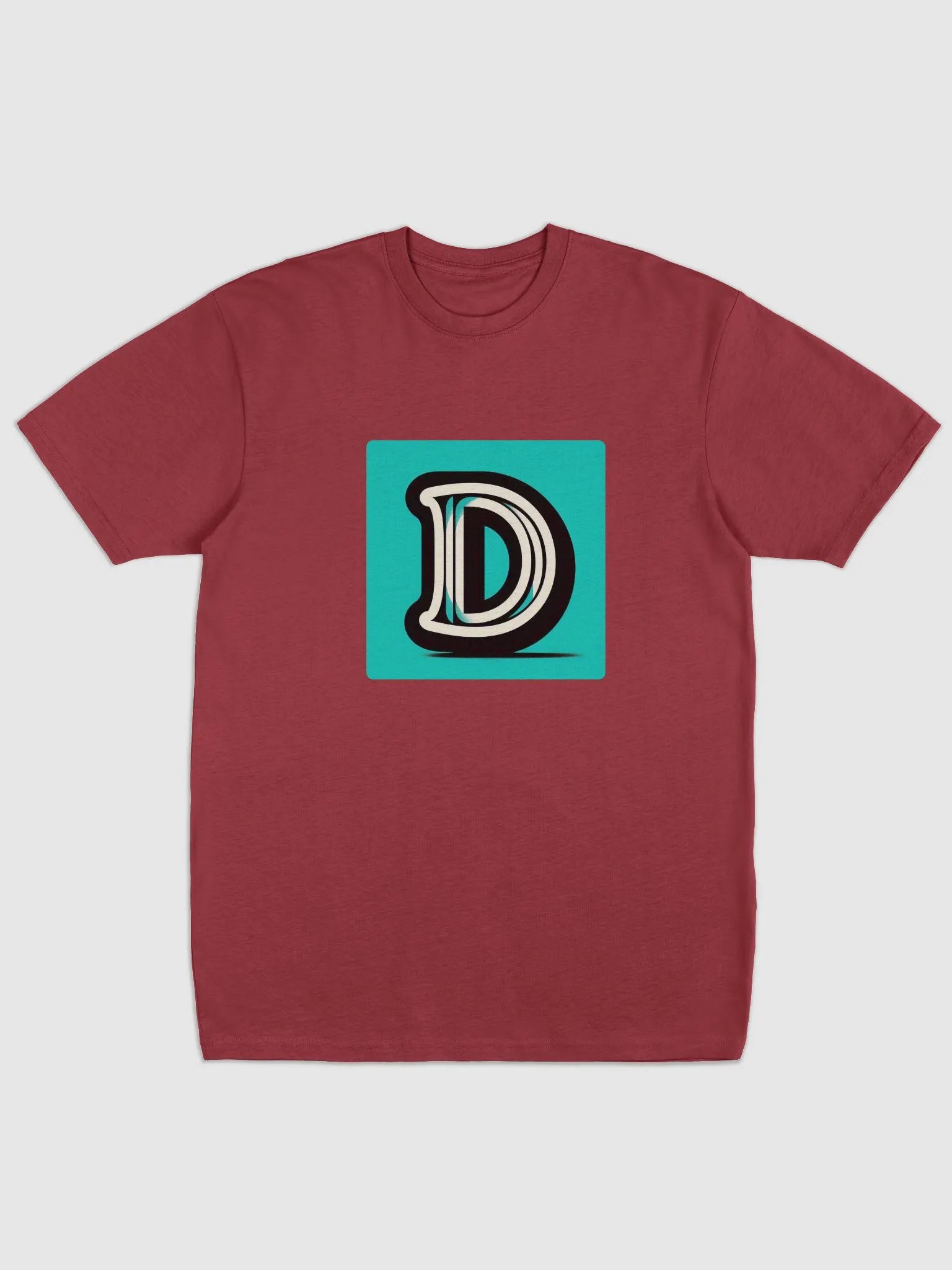 Dimensional D Abstract Tee | AI Design initial D product image (4)
