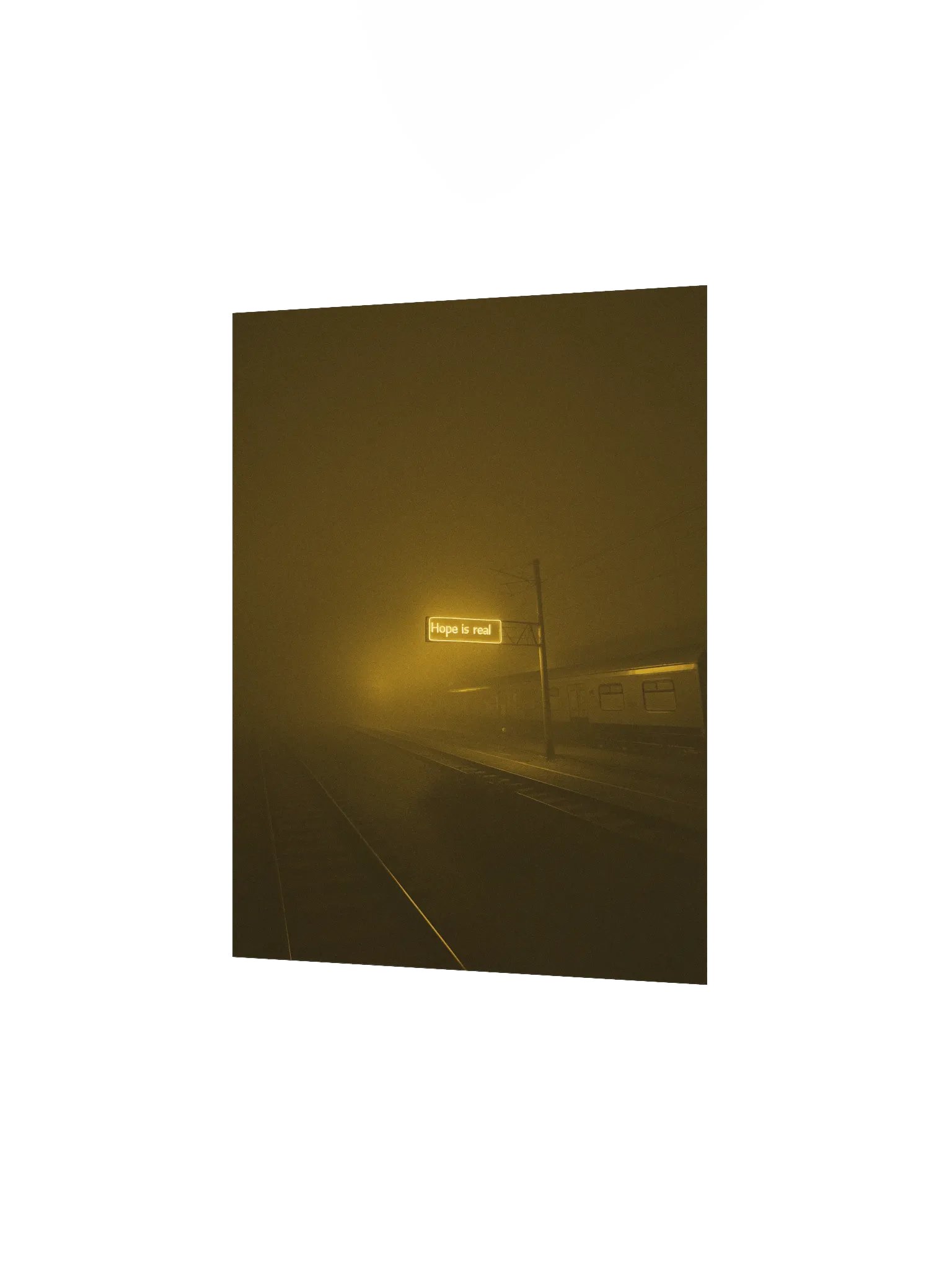 "Hope is real" Matte Poster product image (2)