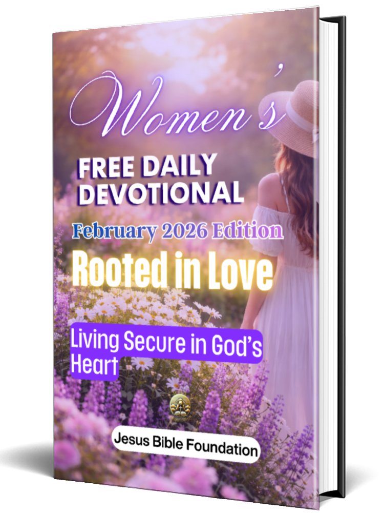 Women’s Free Daily Devotional February 2026 Edition: Rooted in Love — Living Secure in God’s Heart product image (1)
