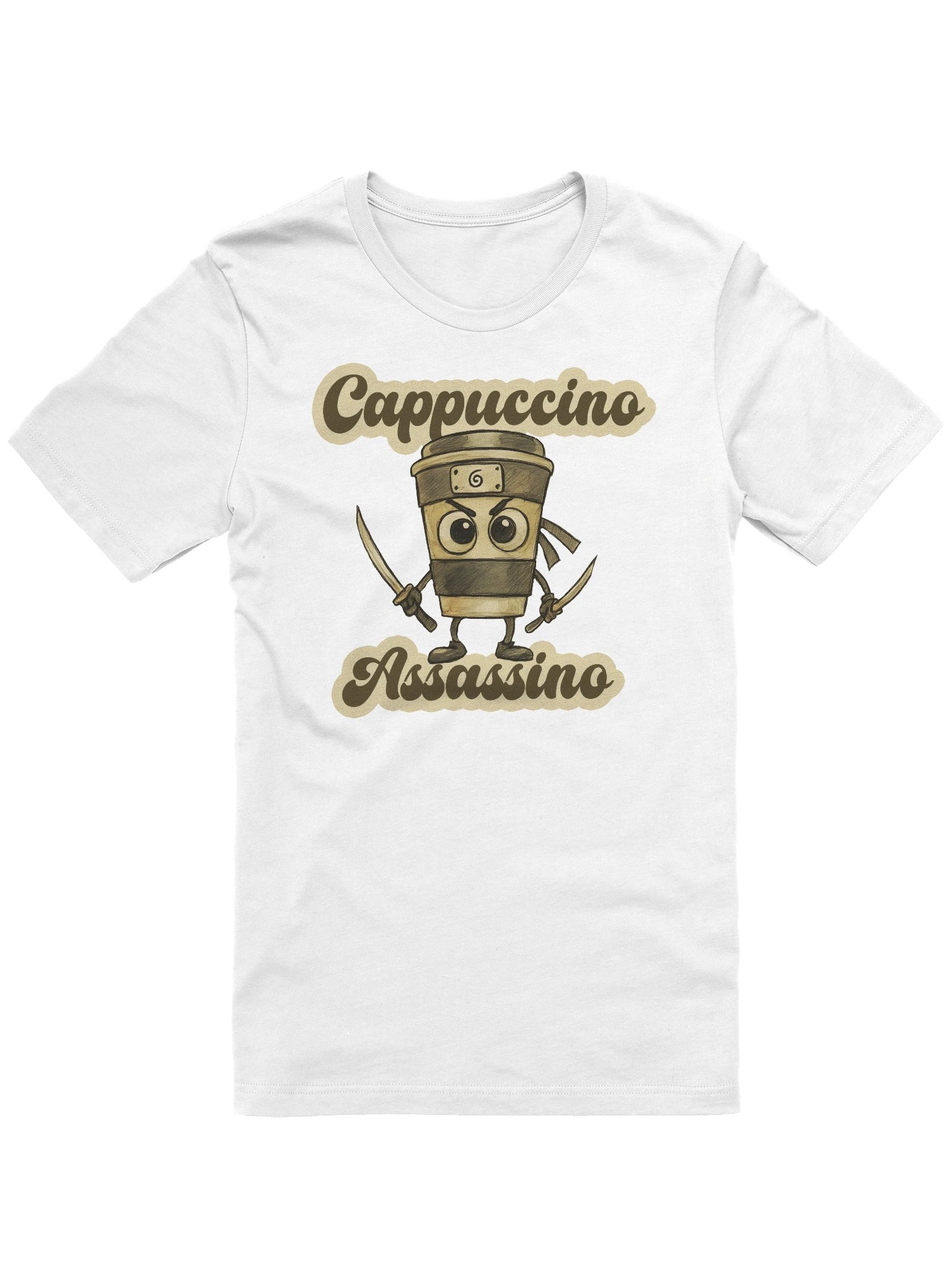 Cappuccino Assassino – The Deadliest Cup of Cute Tshirt product image (1)