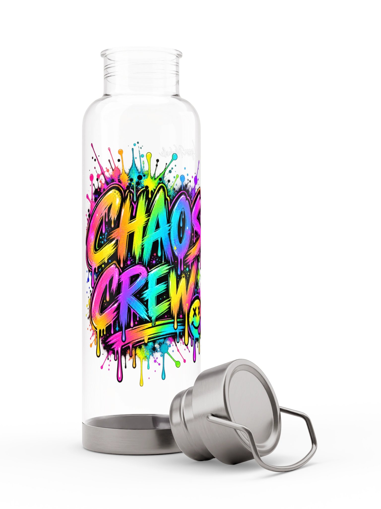 Chaos Crew Rainbow Graffiti Water Bottle product image (9)
