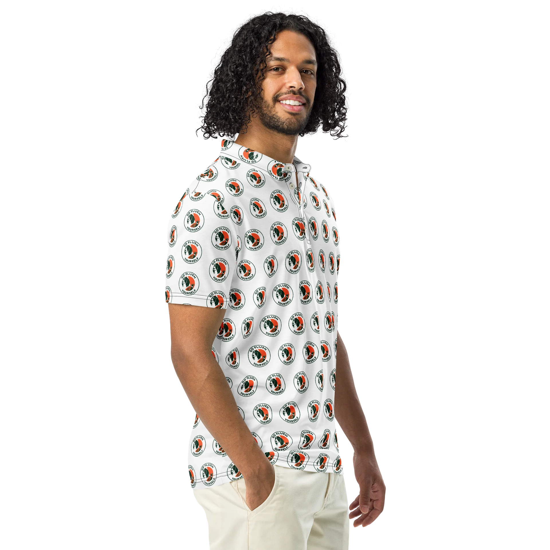 Go Flush Yourself Golf Polo product image (1)