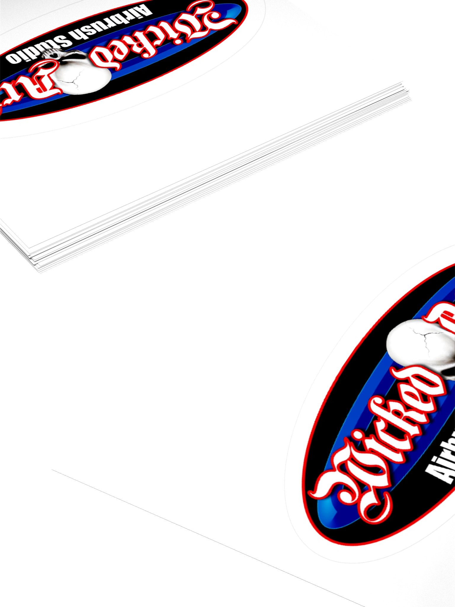 Wicked Art OG Logo Sticker — Retro Studio Edition product image (12)