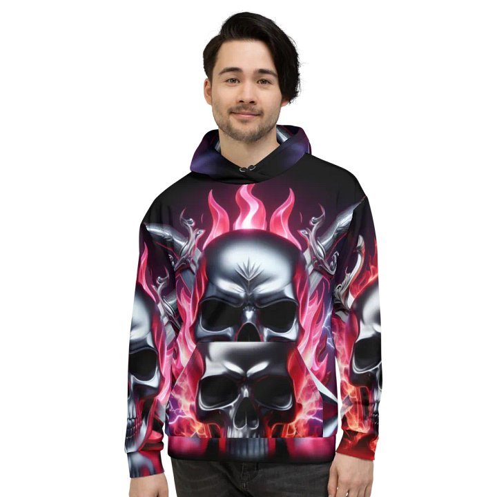 Hoodie Clothing - Unisex Skull Hoodie #21 product image (2)