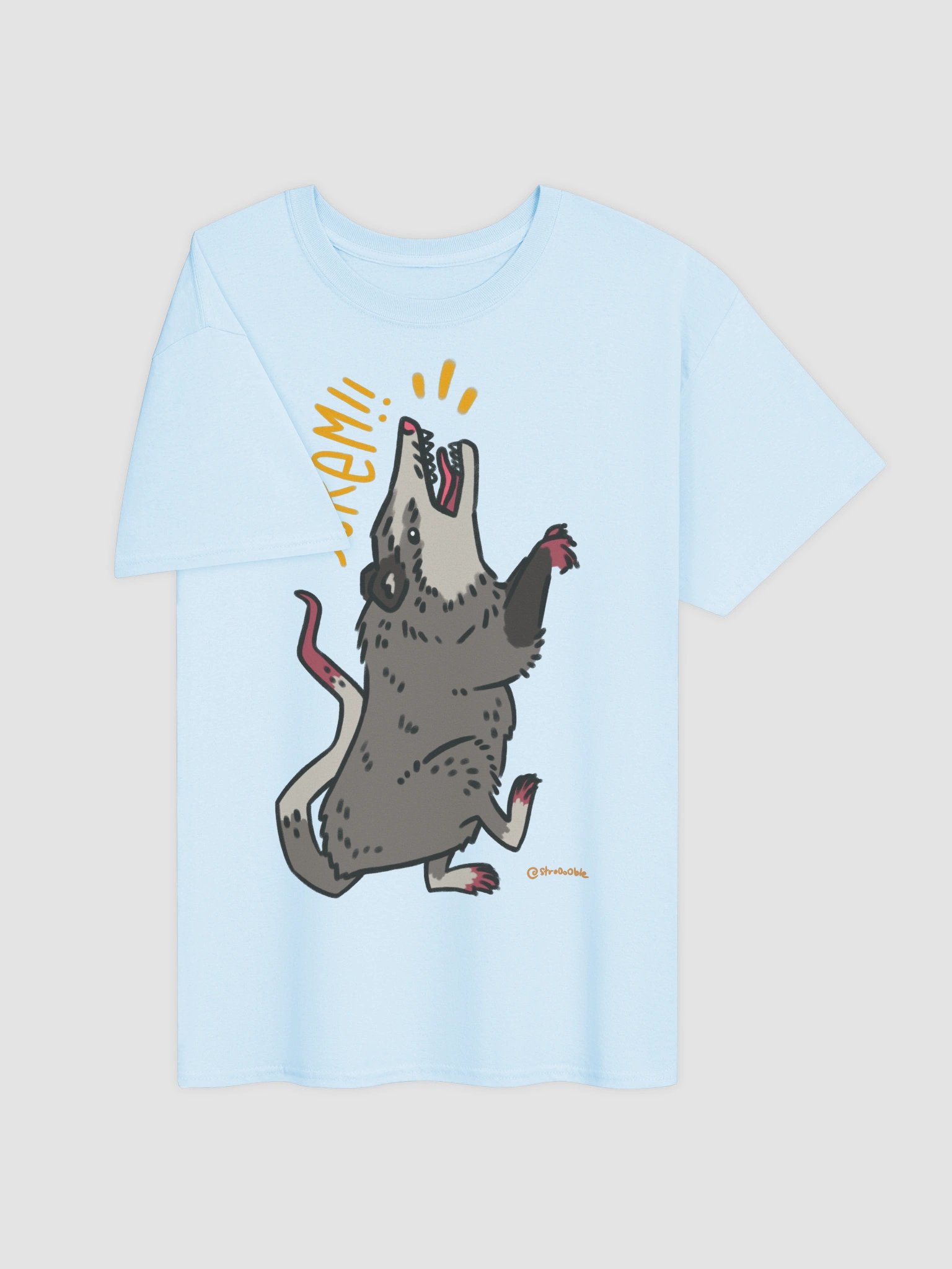 t-shirt : skrem oppossum product image (2)