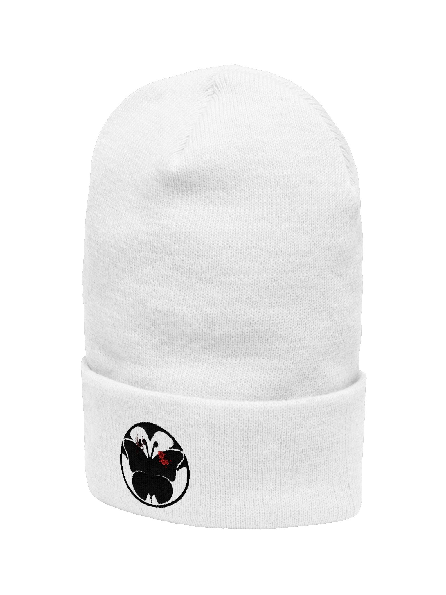 Midnight Bloom Embroidered Beanie product image (2)