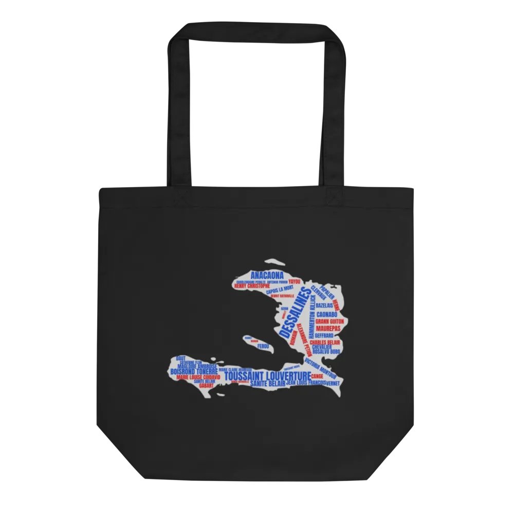 Revolutionary Haiti Word Cloud Tote Bag product image (1)