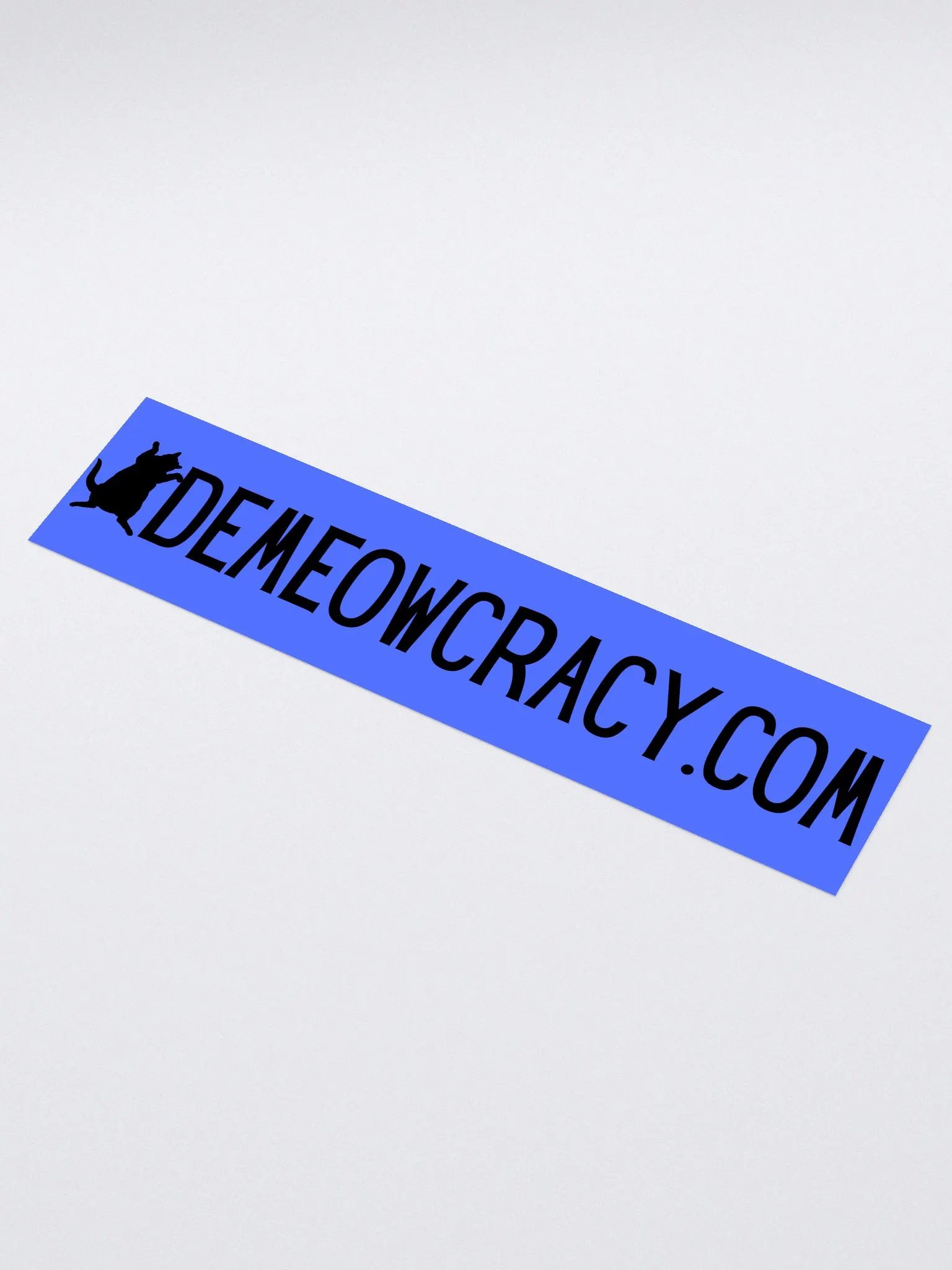 Black Dancing for DEMEOWCRACY Cat Bumper Stickers product image (1)