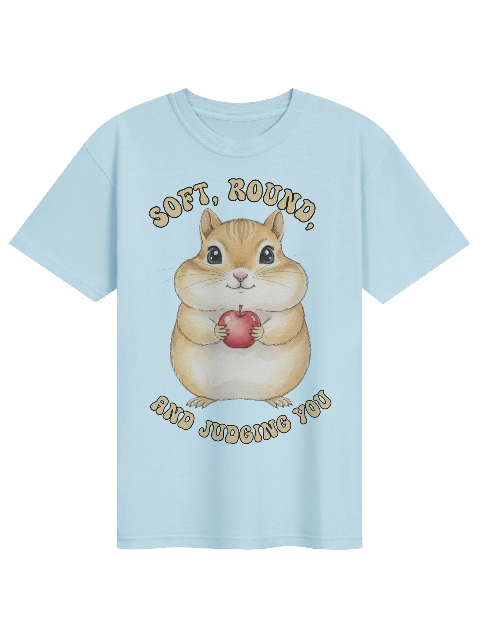 Soft, Round & Judging Hamster Apple Tee product image (1)