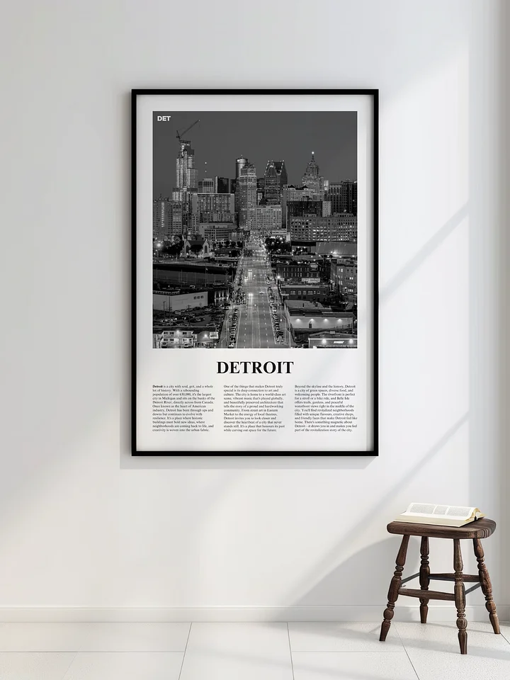 Detroit 01 Newspaper Poster product image (2)