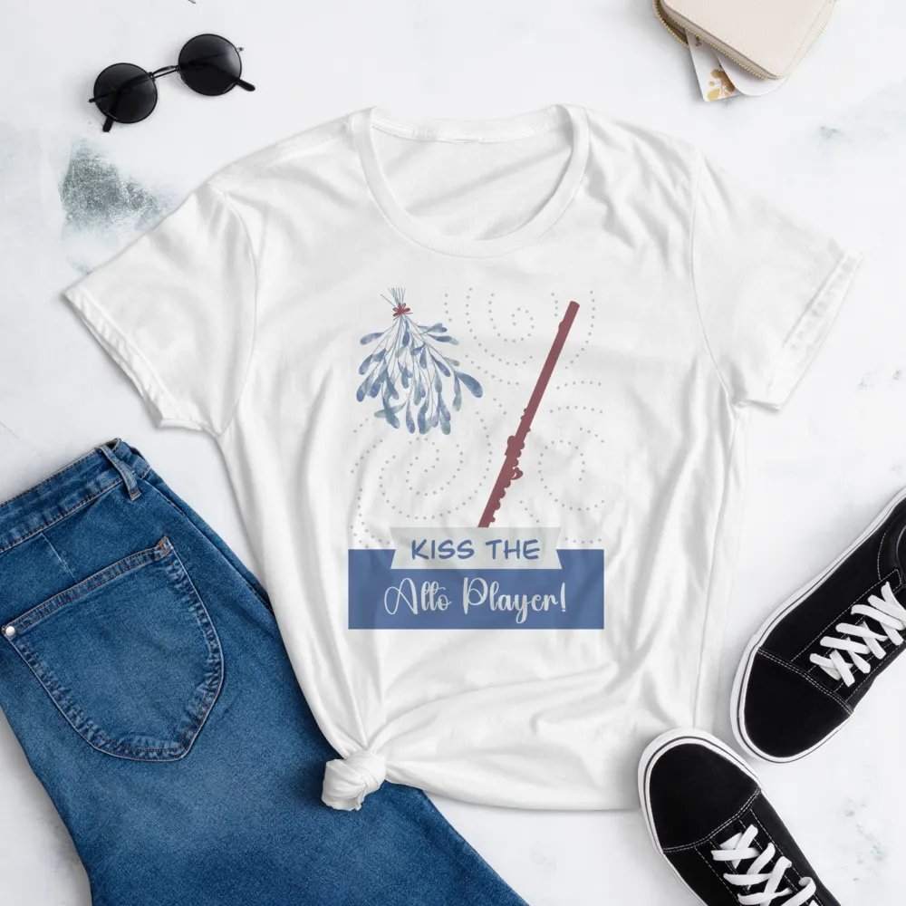 Alto Flute - Kiss The Flute Player - Women's Fit Short Sleeve product image (1)