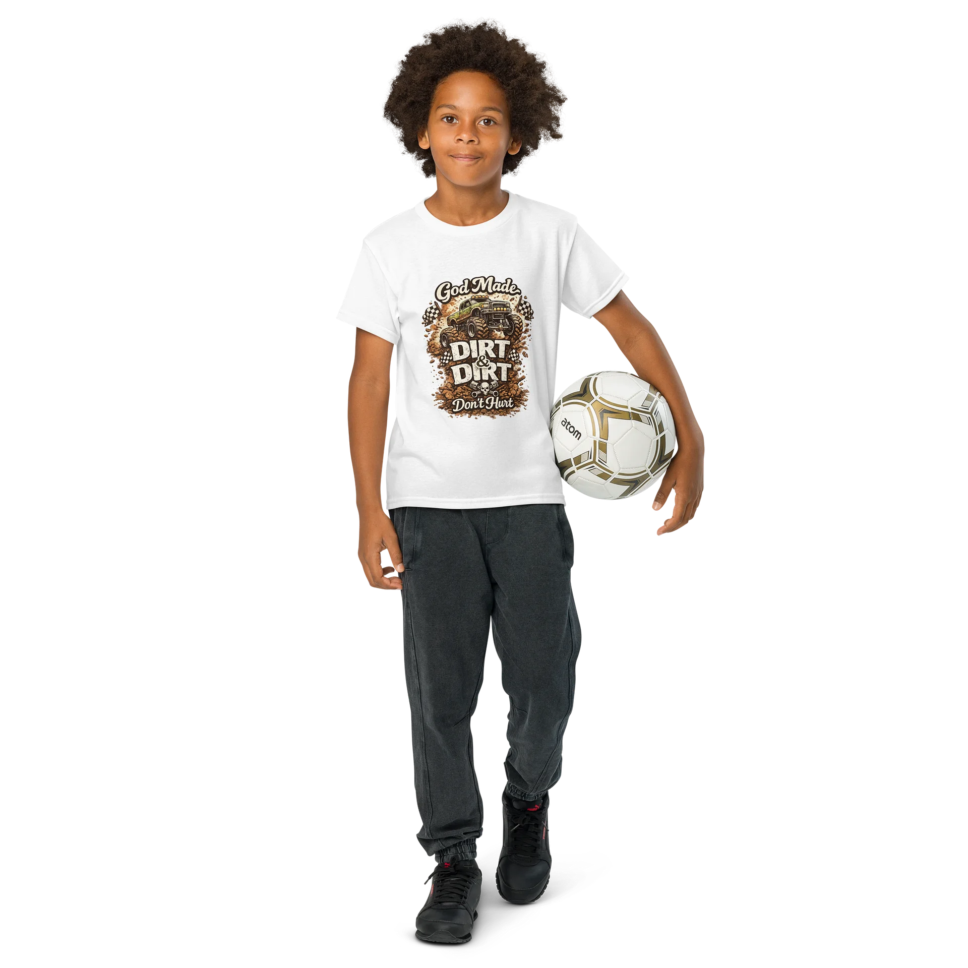 God Made Dirt Monster Truck T product image (8)
