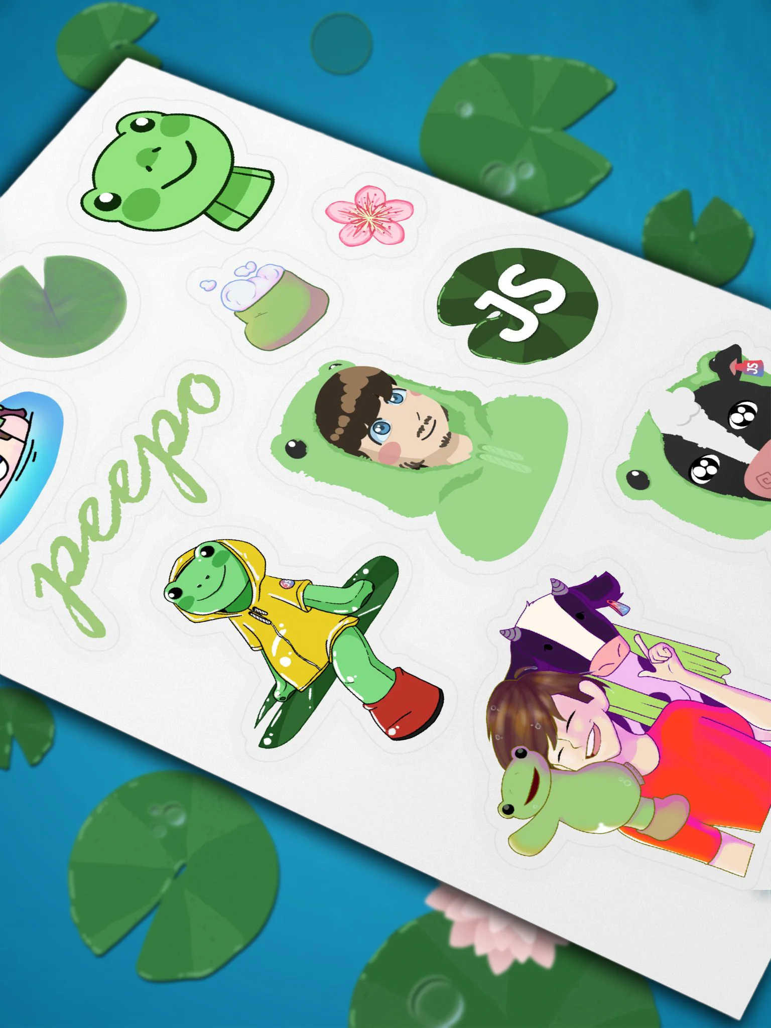 Peepo Sticker Sheet product image (3)