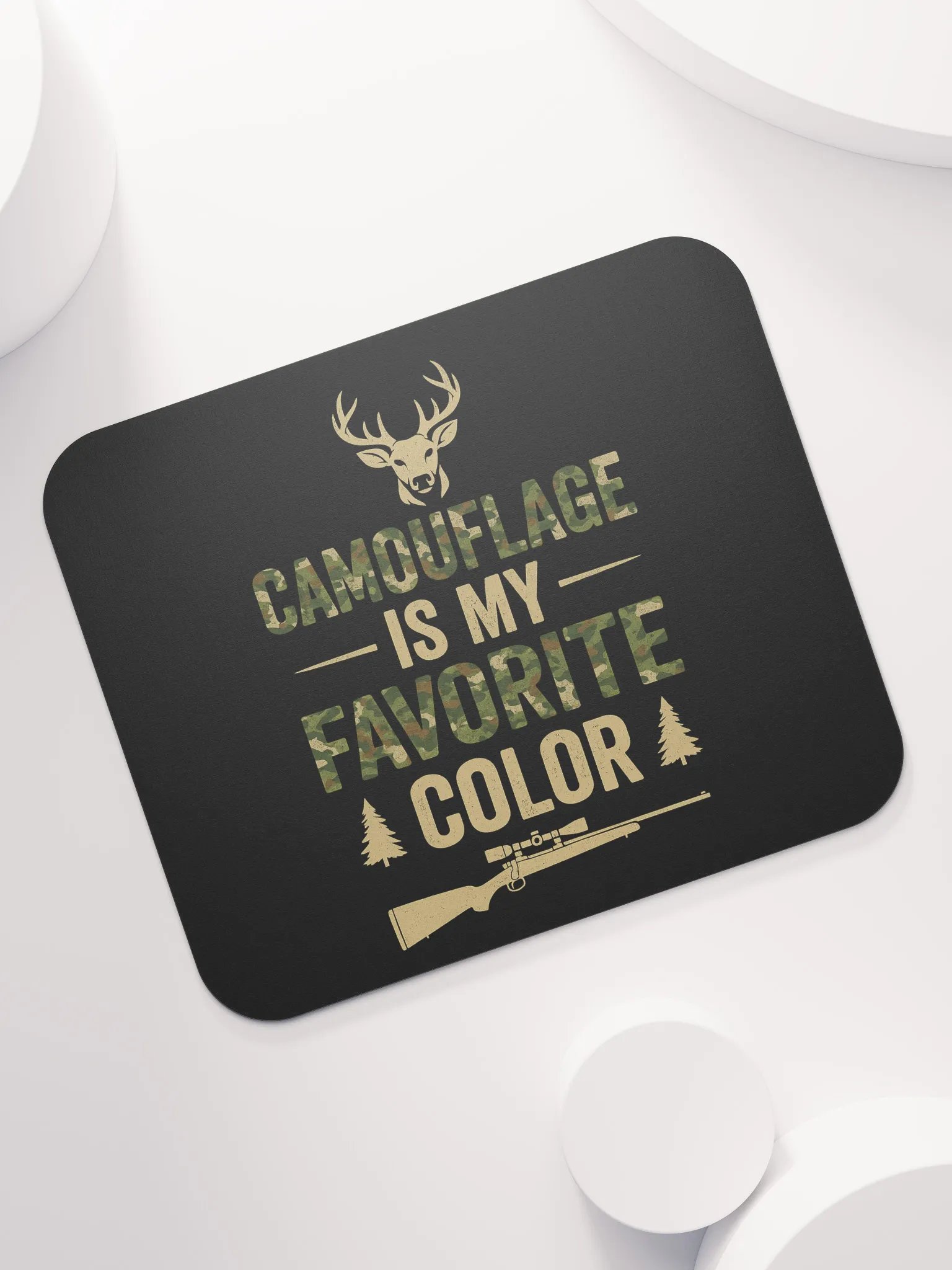 Camo Mouse Pad – Camouflage Is My Favorite Color | Funny Desk Gift product image (7)