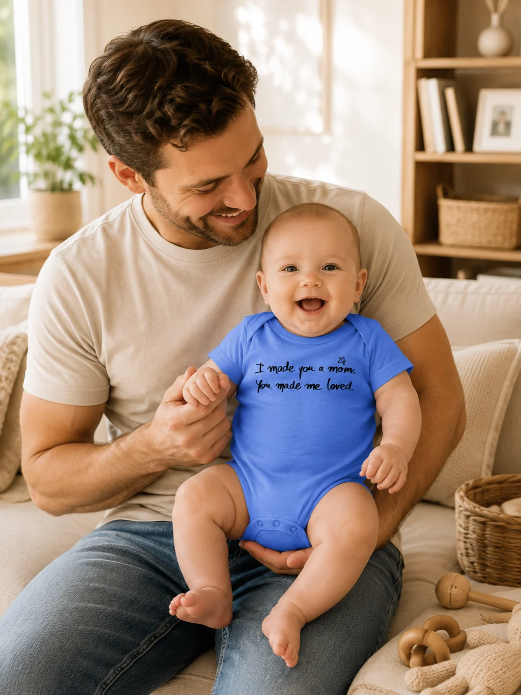 Meaningful Baby Bodysuit Handwritten Quote New Mom Gift Baby Shower Gift First Mother's Day Outfit Sentimental Newborn Onesie product image (7)