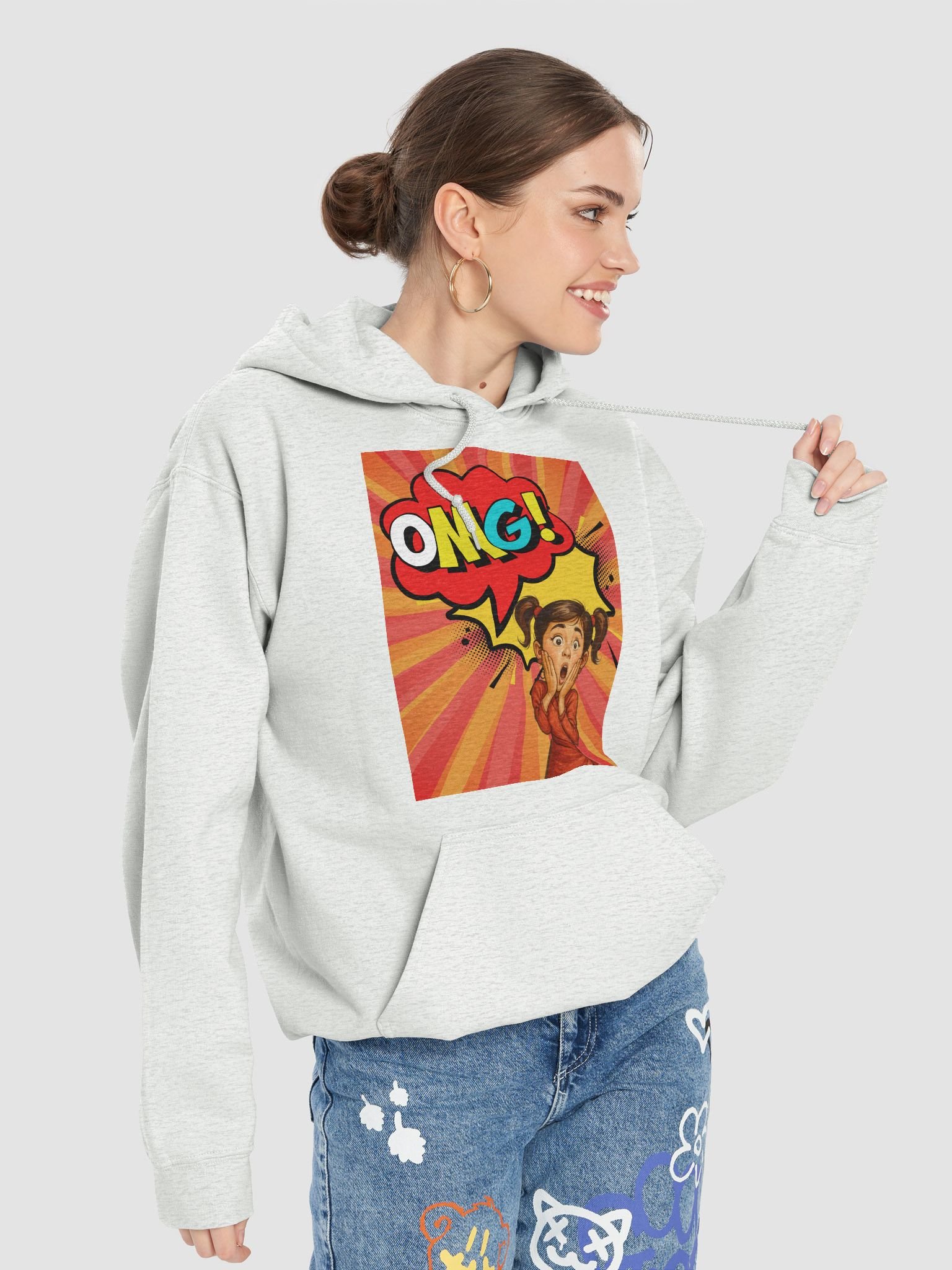 OMG! Pop Art Surprise Hoodie product image (66)