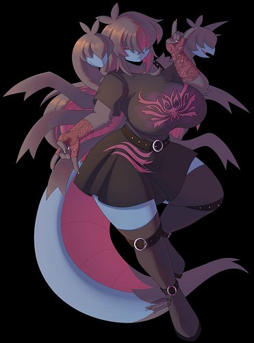 For Mourning_Songbird

#Art #Commission #pokemon #anthro #Hydreigon