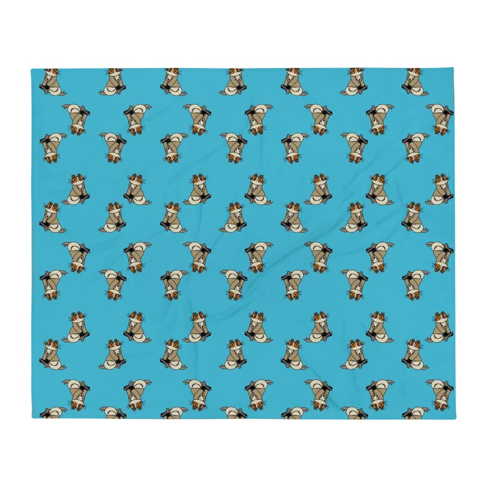 Murder Cats: Steampunk Gunny Plush Throw product image (2)
