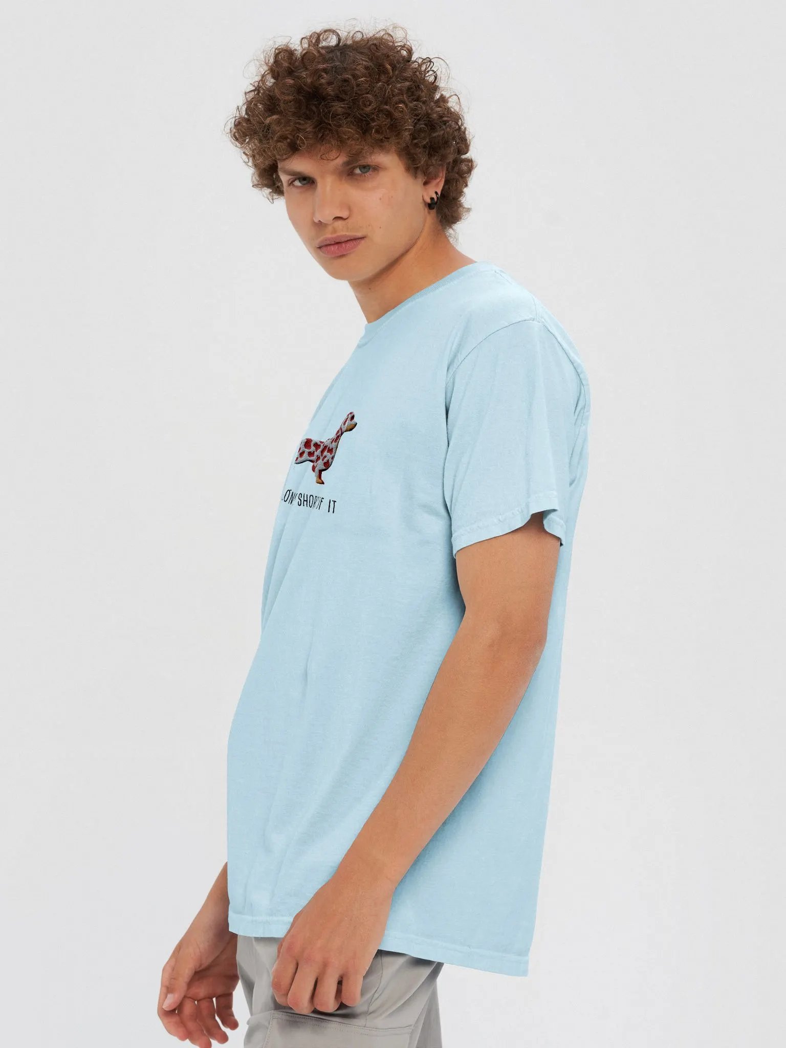 The Long and Short of It T-Shirt(Embroidered) of a Dachshund(Dapple) product image (9)